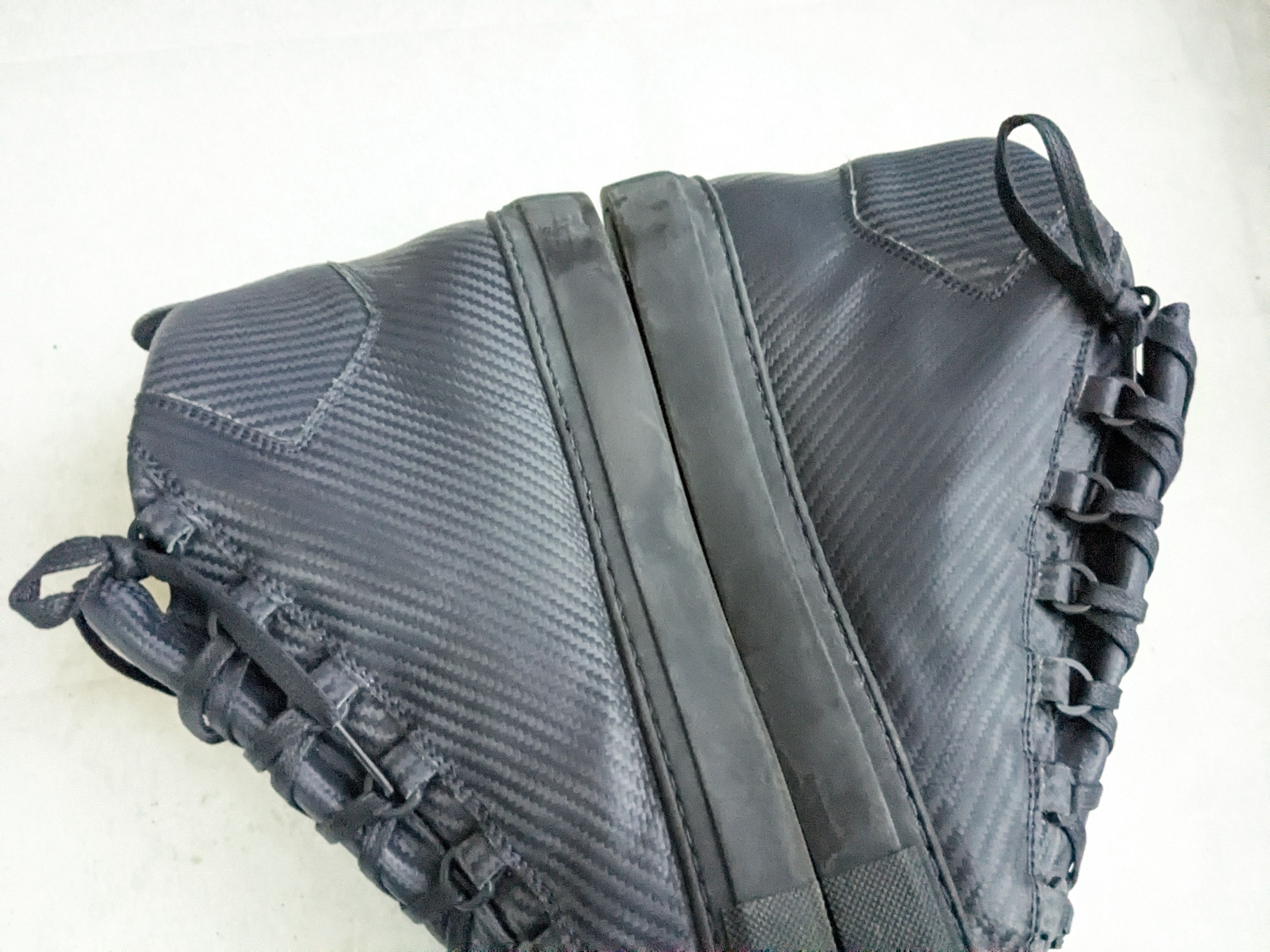 Balenciaga Balenciaga Arena Navy Blue 12 High Tops Leather Sneakers Size US 12 / EU 45 - 11 Thumbnail