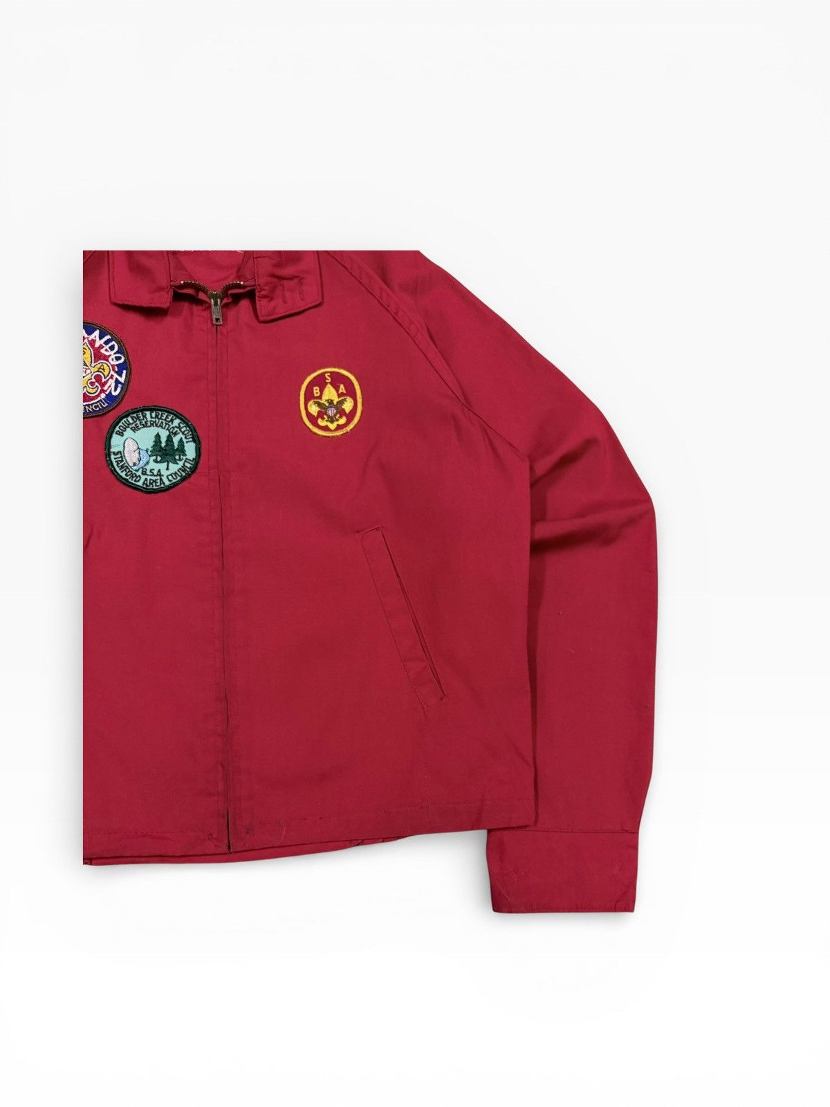 Vintage Vtg💥60’s Boys Scouts of America Patched Cotton Zipper Jacket Size US S / EU 44-46 / 1 - 11 Thumbnail