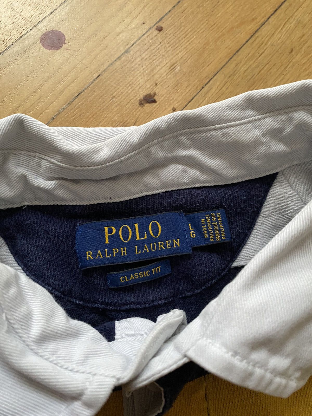 Polo Ralph Lauren × Vintage Vintage Polo Ralph Lauren RLFC Classic Fit Rugby Shirt Size US L / EU 52-54 / 3 - 3 Thumbnail