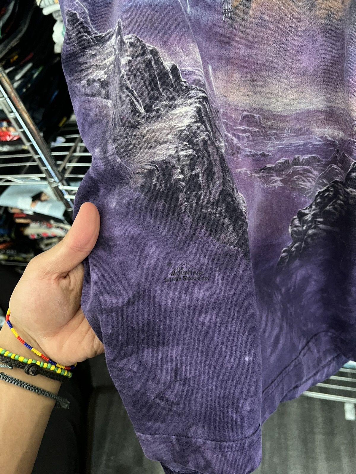The Mountain 1999 Native American Lightning Fantasy Tee Art Tie Dye Size US L / EU 52-54 / 3 - 3 Thumbnail