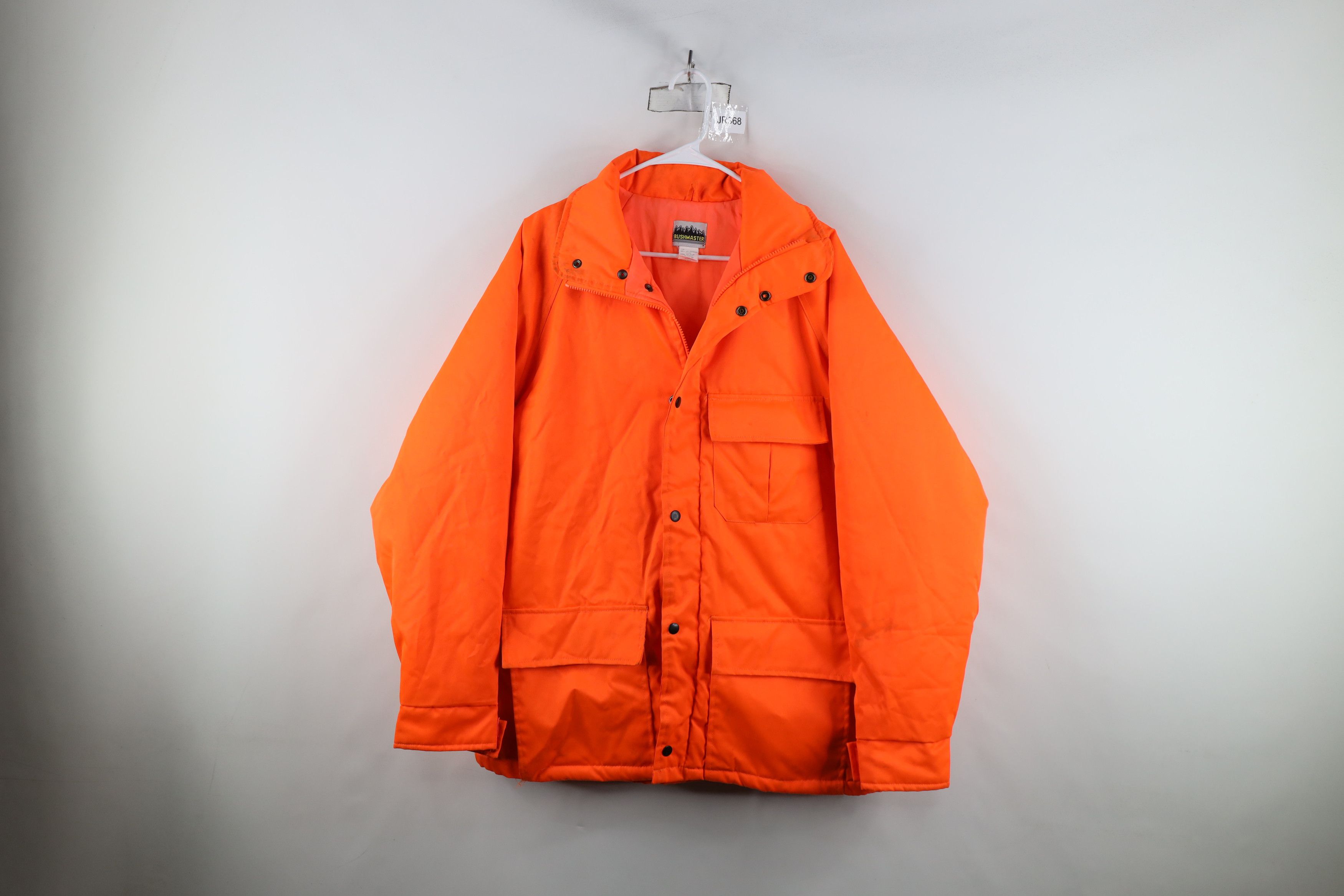 Vintage Vintage 90s Streetwear Hunting Parka Jacket Blaze Orange Size US L / EU 52-54 / 3 - 1 Thumbnail