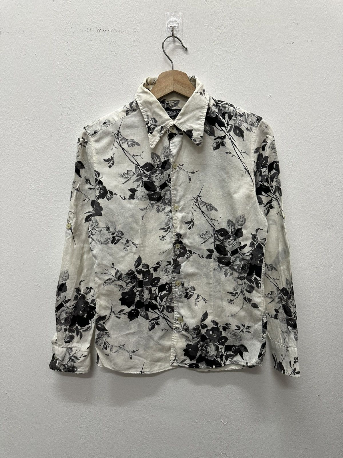 Tornado Mart Tornado Mart Japan Floral Design Button Up Shirt Size US M / EU 48-50 / 2 - 3 Thumbnail