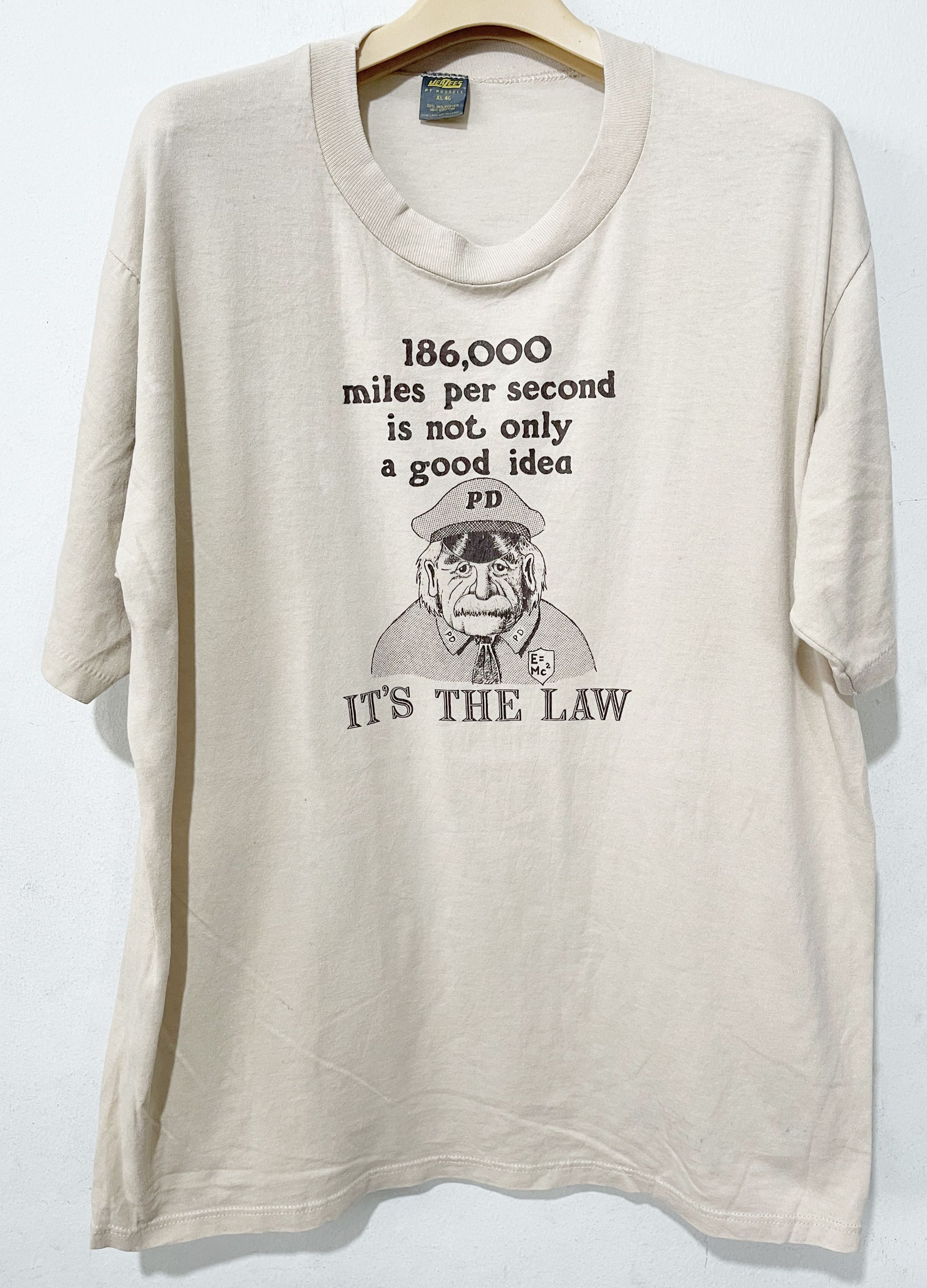 Arts & Science × Vintage Vintage 80s Albert Einstein Shirt Size US XL / EU 56 / 4 - 1 Thumbnail