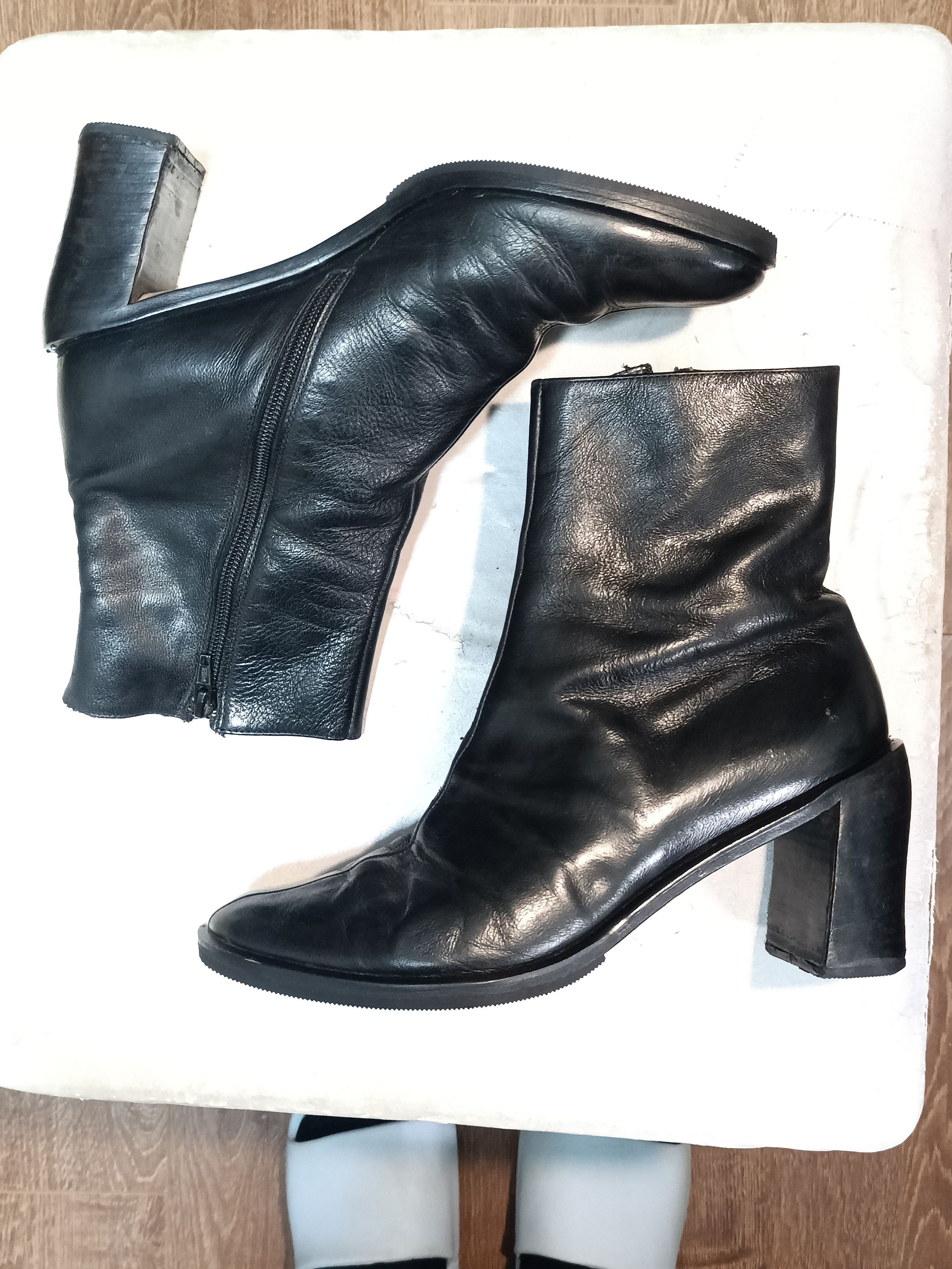 Ann Demeulemeester Ann Demeulemeester archive heeled boots Size US 10 / IT 40 - 1 Thumbnail