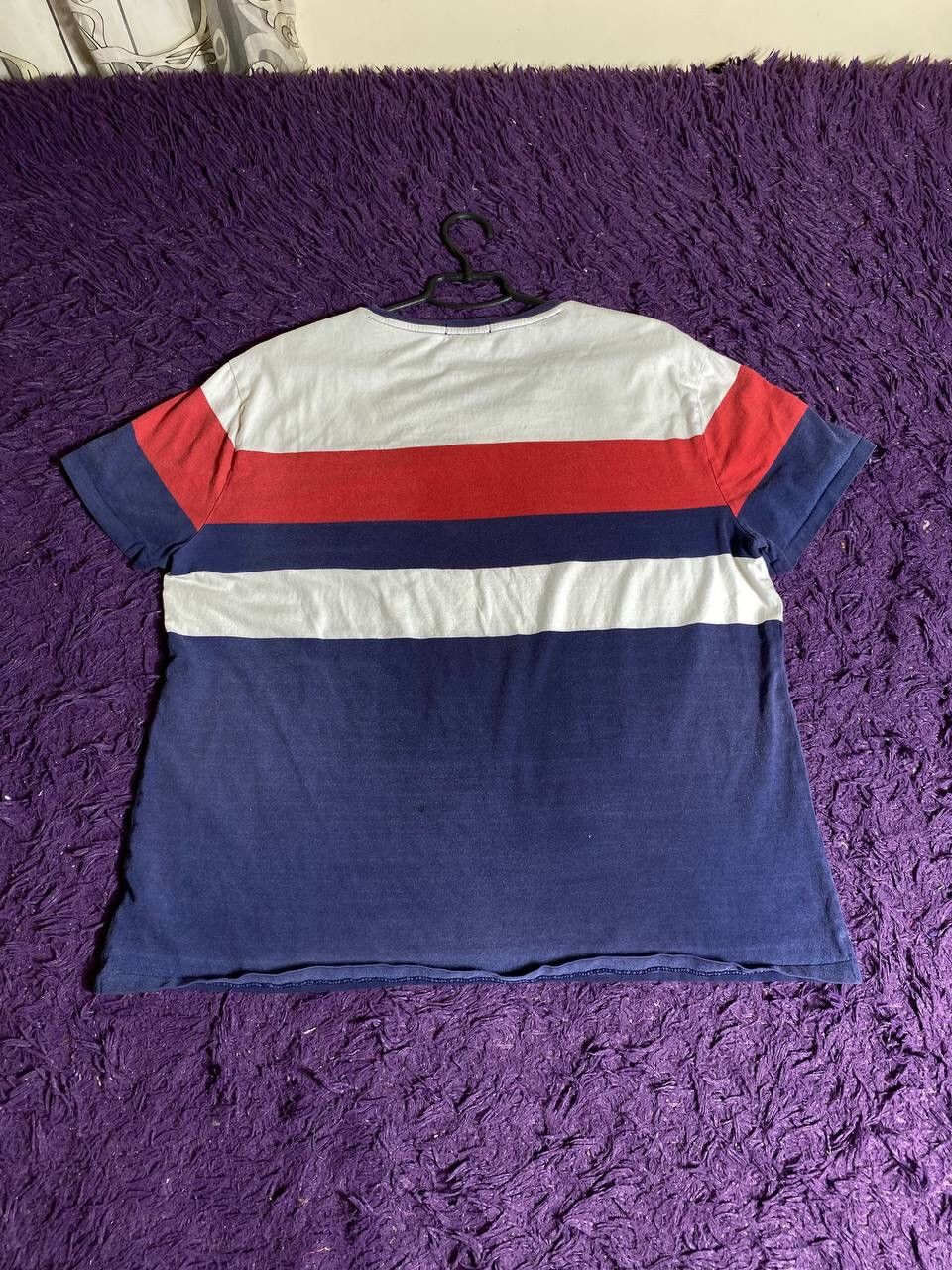 Polo Ralph Lauren × Vintage Polo Ralph Lauren Custom Slim Fit Tee Striped Y2K Size US XL / EU 56 / 4 - 2 Thumbnail