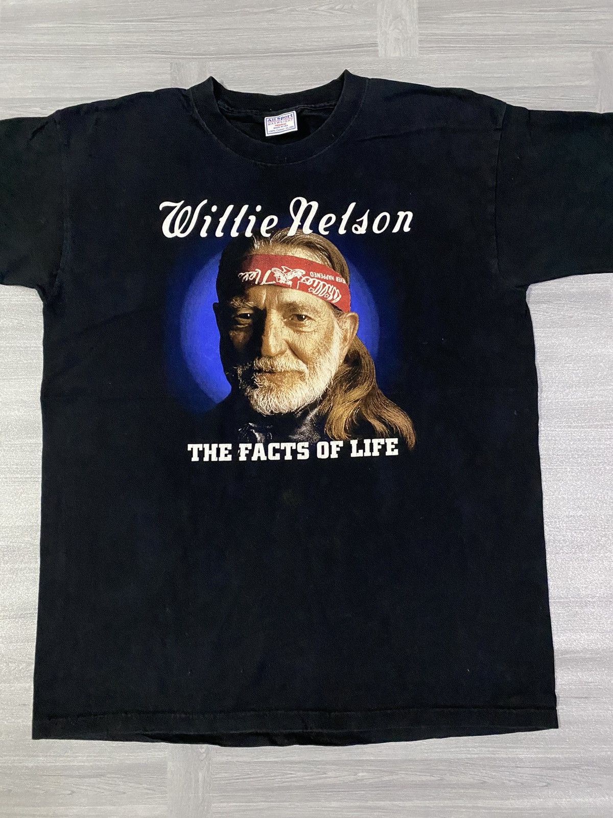 Band Tees Vintage Willie Nelson - The Facts of Life Book Promo Tour Size US XL / EU 56 / 4 - 6 Thumbnail