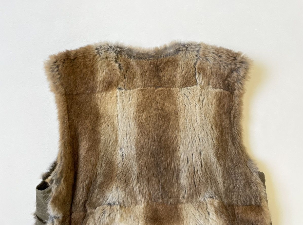 Dries Van Noten A/W 10 Rabbit Fur Biker Vest Size US S / EU 44-46 / 1 - 16 Thumbnail