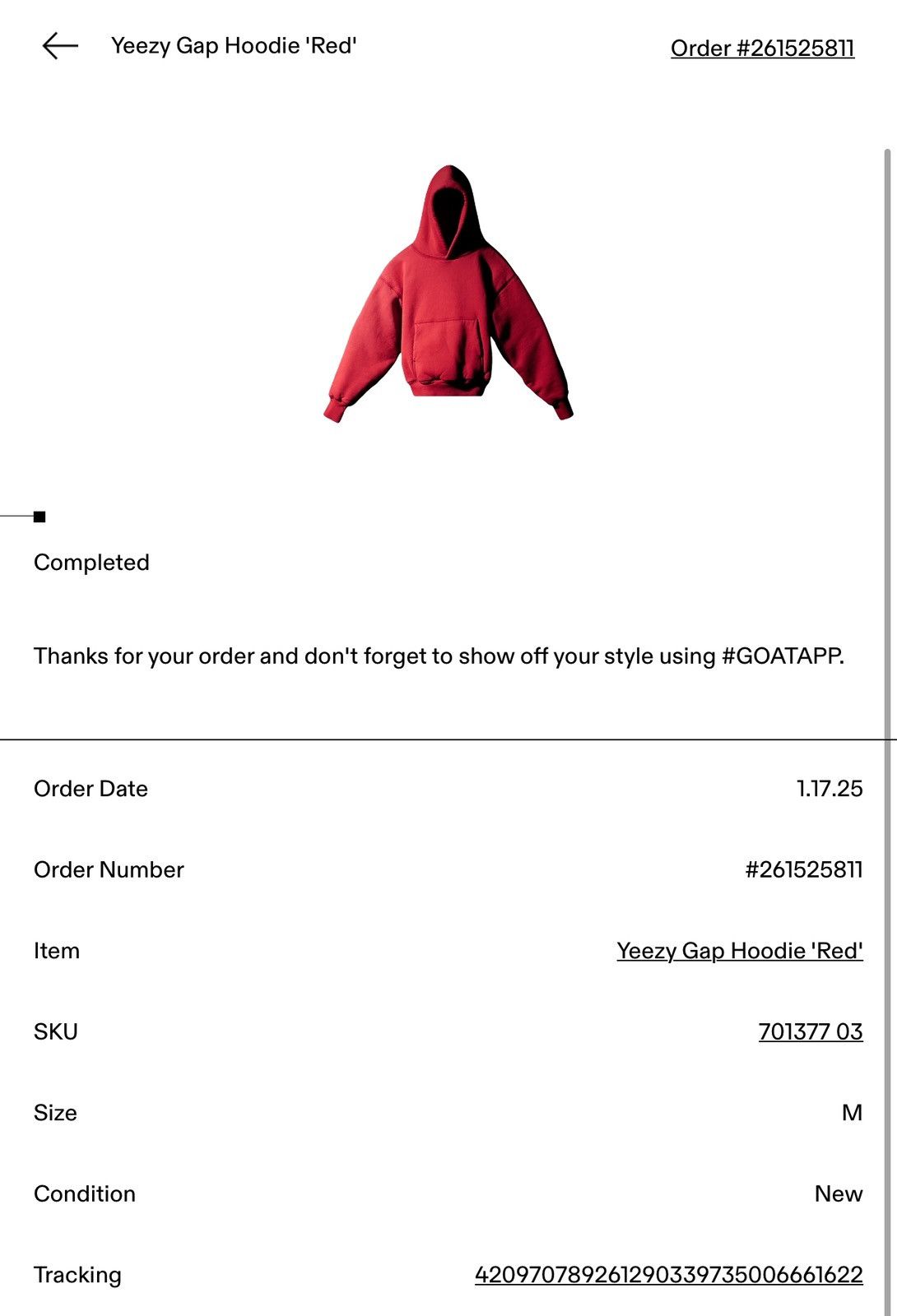 Yeezy Yeezy Gap Hoodie “Red” Size US M / EU 48-50 / 2 - 5 Thumbnail