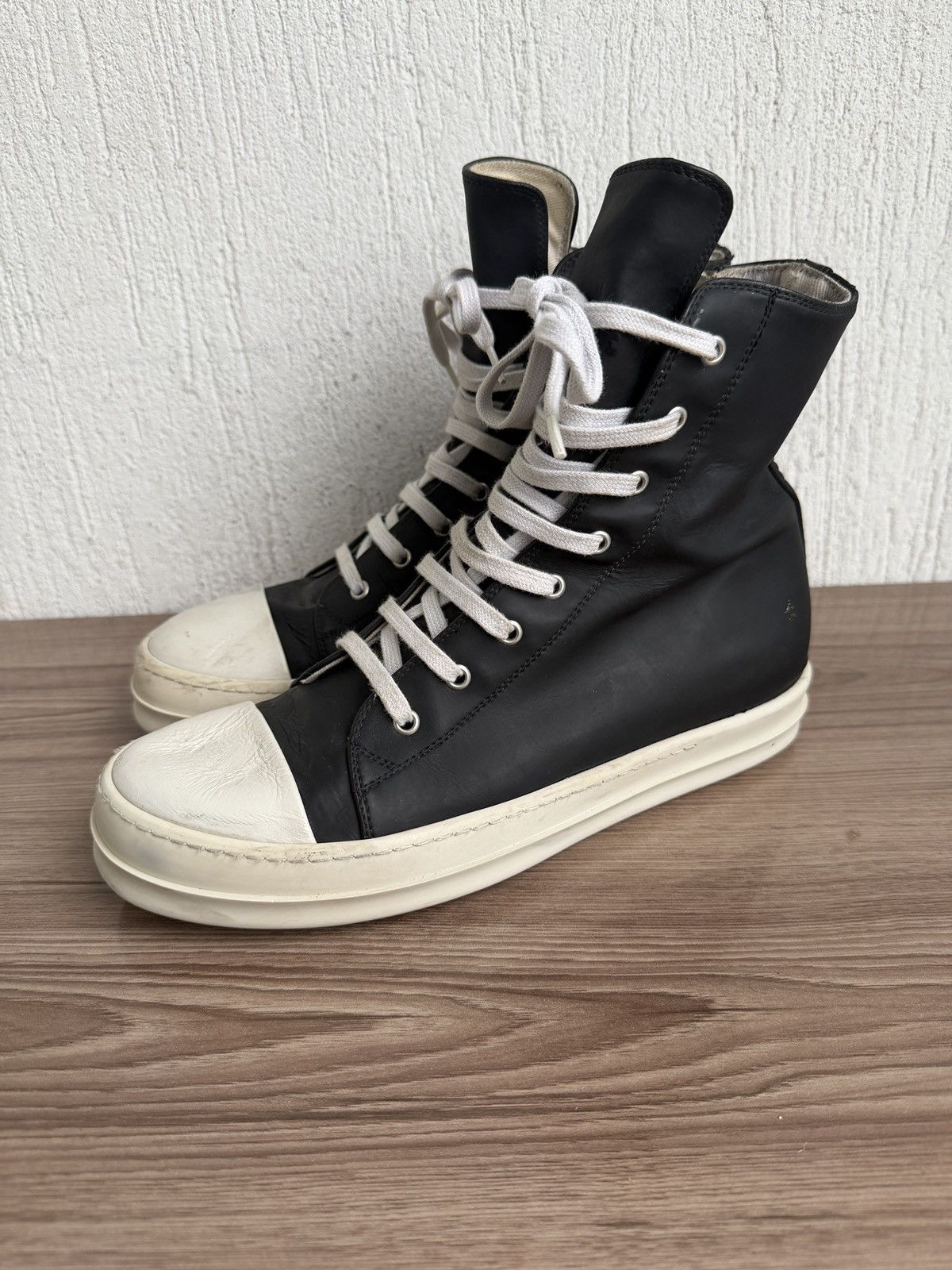 Rick Owens Drkshdw Polyurethane drkshdw ramones Size US 10 / EU 43 - 1 Thumbnail