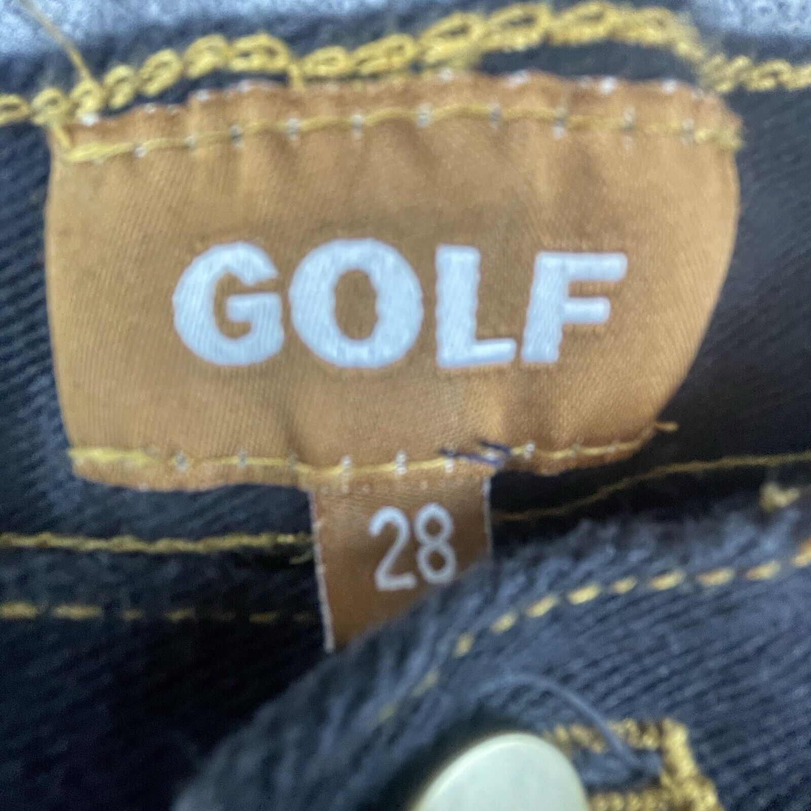 Golf Wang Golf Wang Jeans Men 28 Black Straight Smiley Face Streetwear Size US 28 / EU 44 - 3 Thumbnail