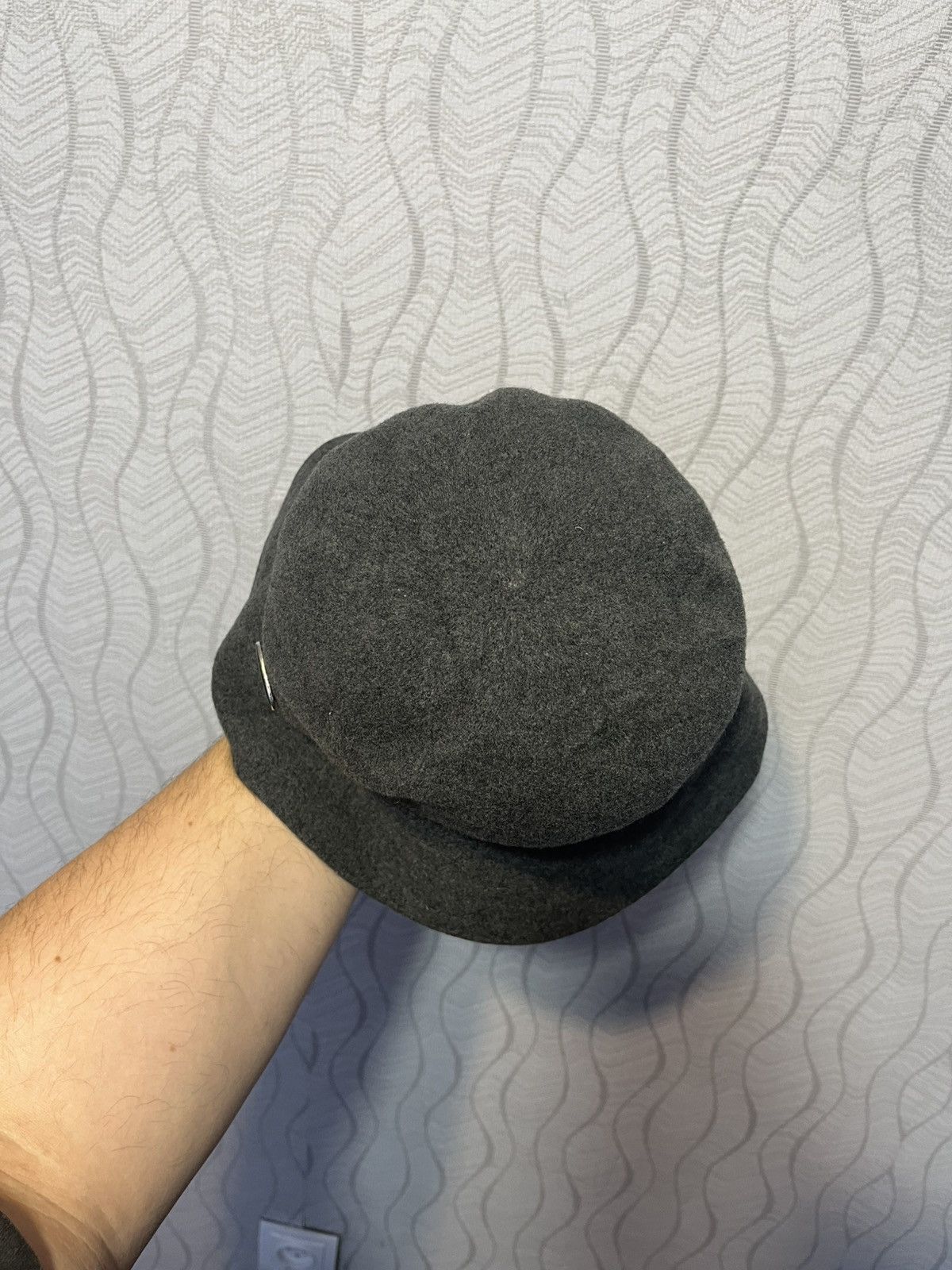 Kangol Vintage 2000s Kangol Wool Gray Bucket Hat Logo Size ONE SIZE - 5 Thumbnail