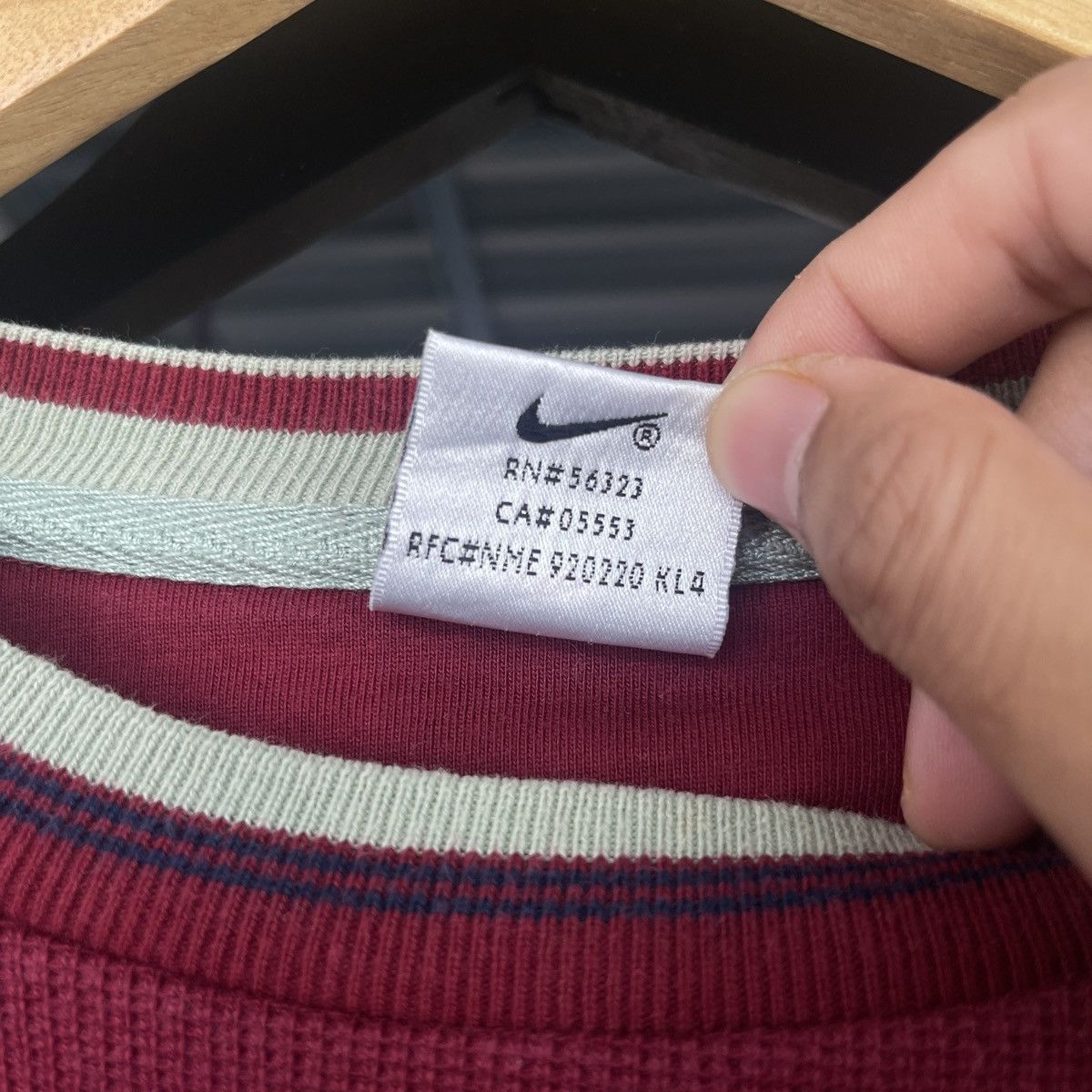 Nike Vintage 90s Nike SideTape Sweatshirt Size US M / EU 48-50 / 2 - 6 Thumbnail