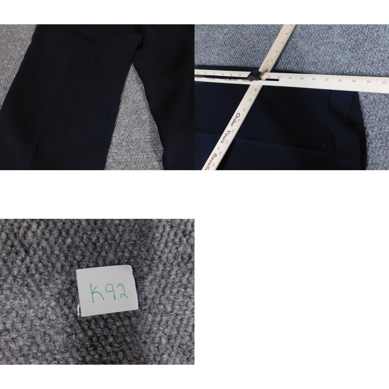 Jones New York Jones New York Womens Pants 14 Blue Straight Zip Trousers Dress Pants Regular 30in Inseam Pockets Size 36" / US 14 / IT 50 - 8 Thumbnail