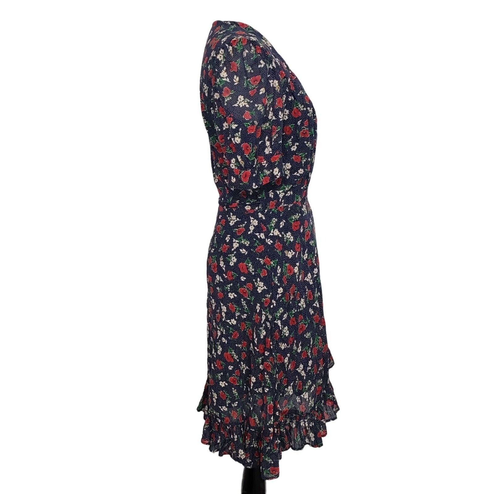 Ralph Lauren Denim & Supply Ralph Lauren Floral Wrap Dress Womens Size M Size M / US 6-8 / IT 42-44 - 8 Thumbnail