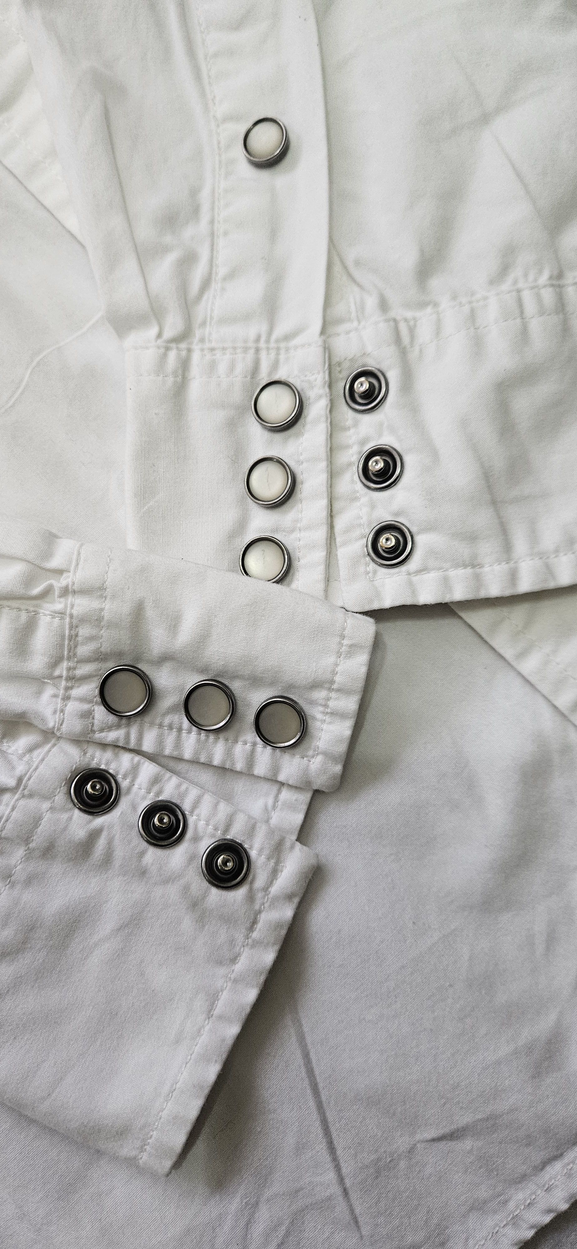 Denim & Supply Ralph Lauren Denim & Supply Ralph Lauren Shirt Mens G/L White Pearl Snap Size US L / EU 52-54 / 3 - 9 Thumbnail