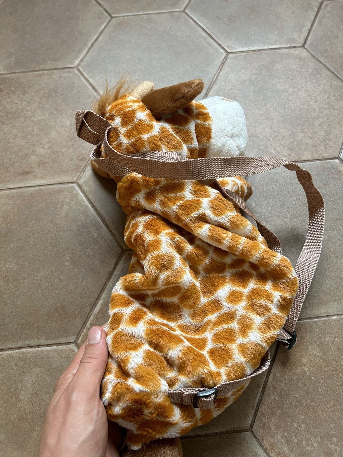 Japanese Brand VINTAGE GIRAFFE ANIMAL BACKPACKS BAG Size ONE SIZE - 6 Thumbnail