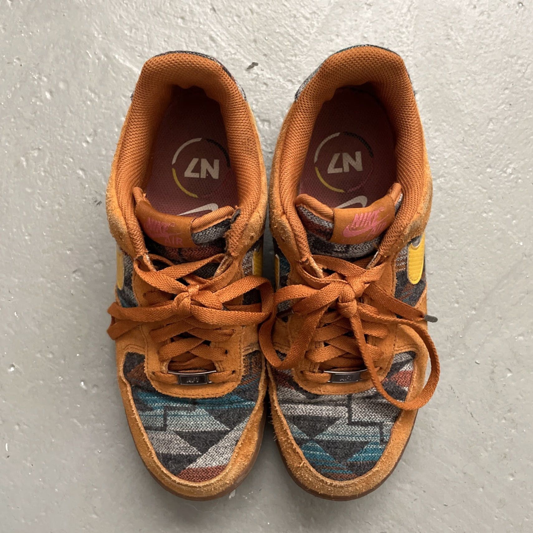 Nike Nike Air Force 1 N7 CQ7308-700 Gold Sneaker Mens 8 Nike Air Force 1 Size US 8 / EU 41 - 3 Thumbnail