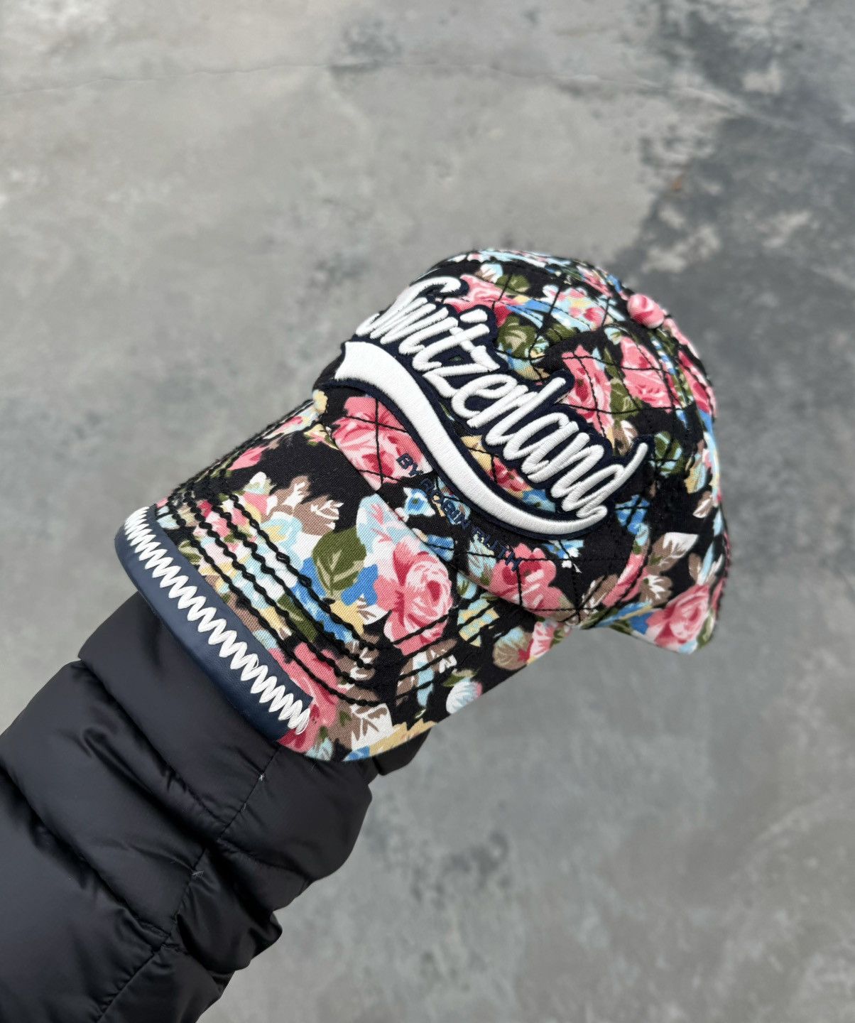 Robin Ruth Rare Full Print Flora Switzerland Y2K Robin Ruth Hat Cap Sk8 Size ONE SIZE - 5 Thumbnail