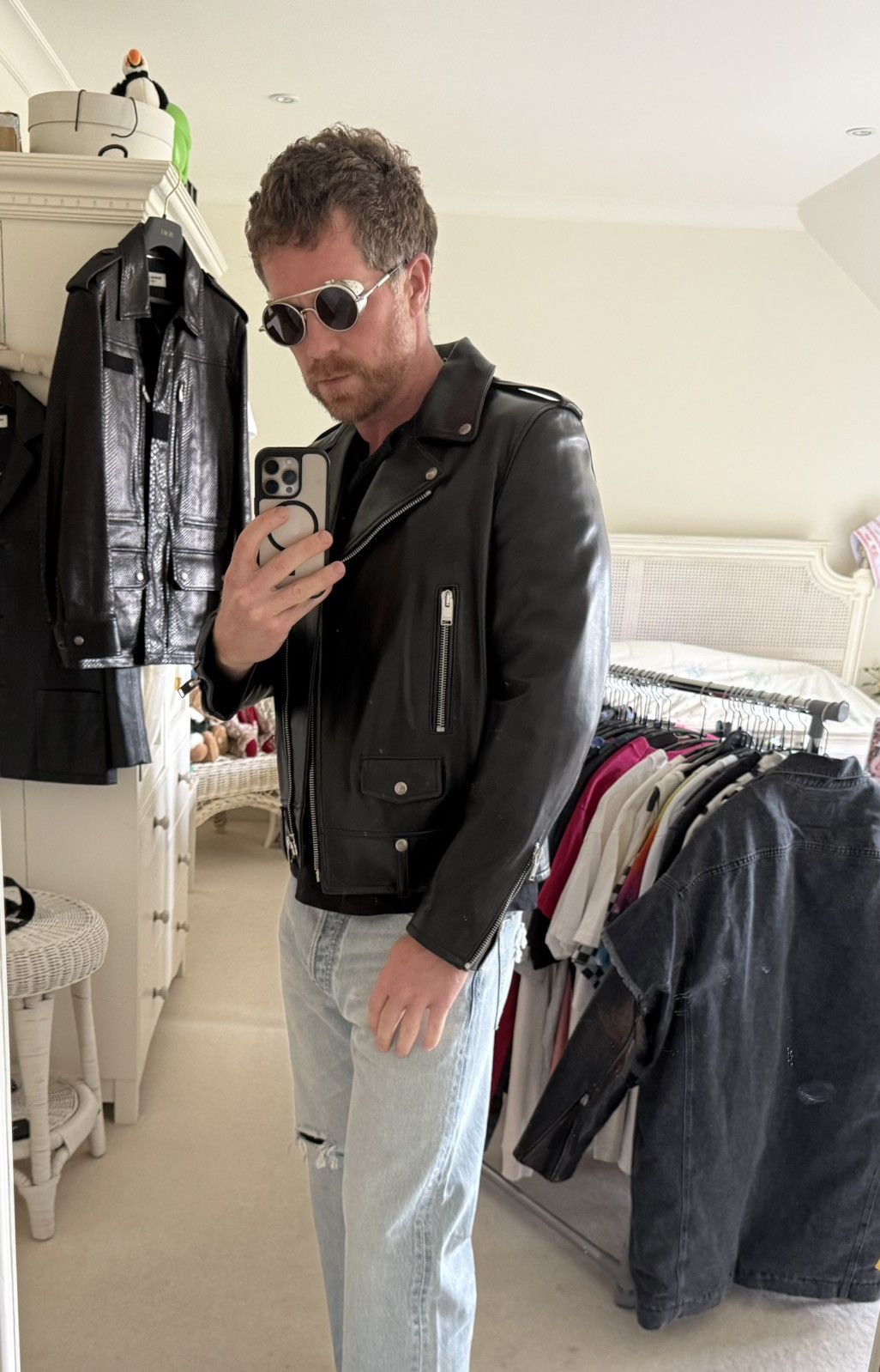 Saint Laurent Paris FW13 Holy Grail Saint Laurent L01 biker leather jacket 54 XL Size US L / EU 52-54 / 3 - 7 Thumbnail