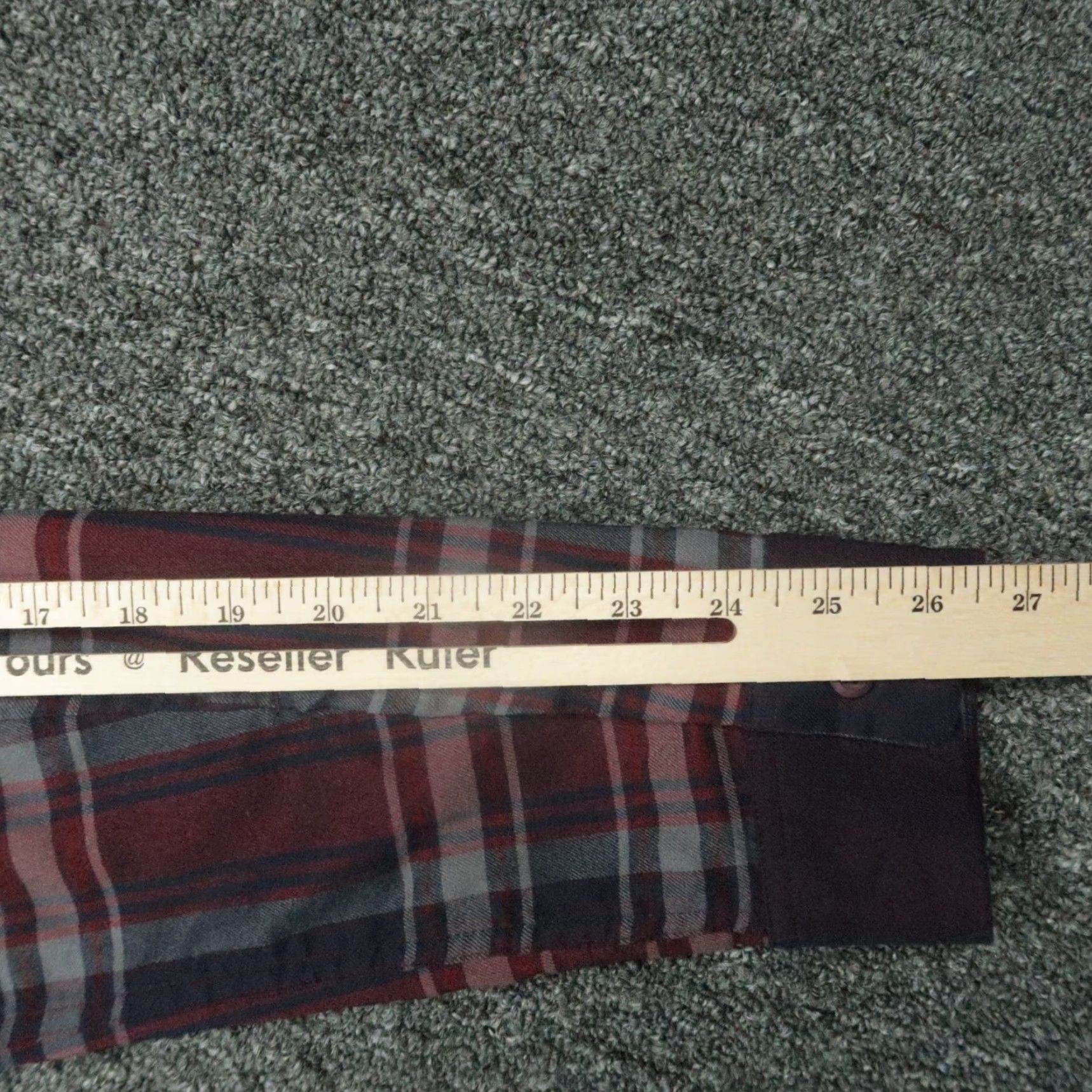 Lululemon Lululemon Shirt Men Large Red Blue Plaid Masons Peak Flannel Long Sleeve Shirt Size US L / EU 52-54 / 3 - 7 Thumbnail