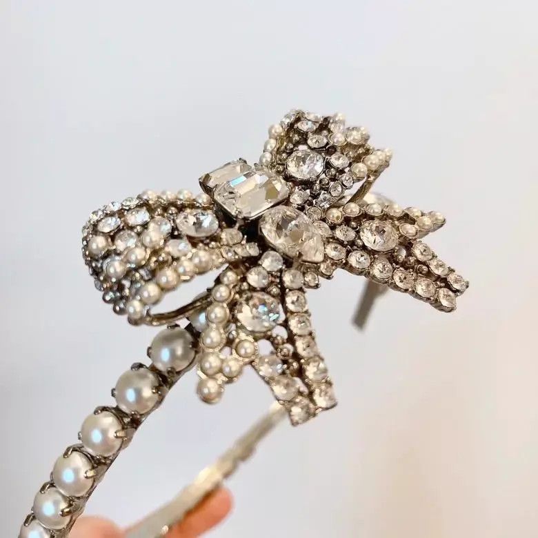 Miu Miu MIU MIU Crystal Pearl Headband Used Size ONE SIZE - 5 Thumbnail