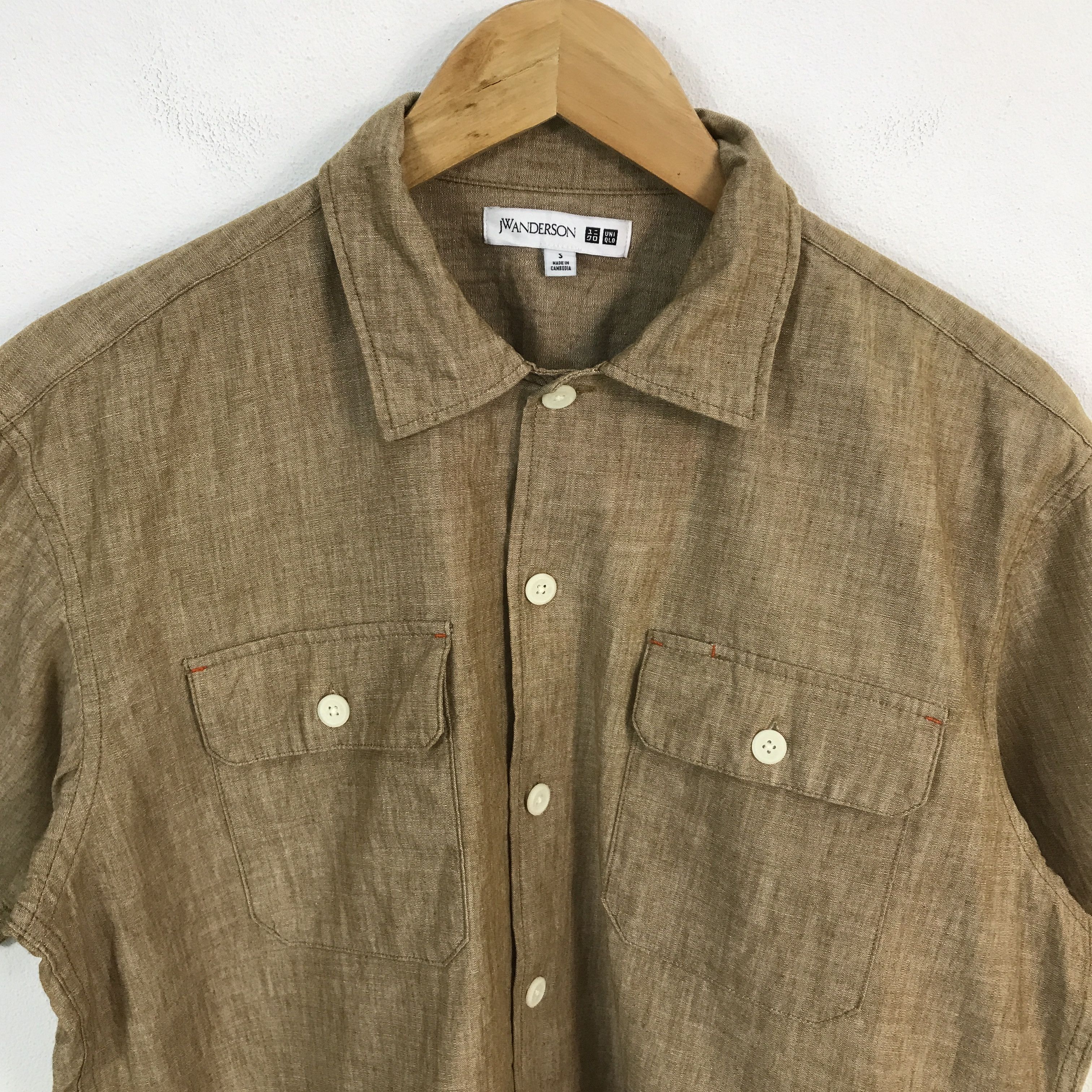 JW Anderson × Uniqlo J.W.Anderson x uniqlo button up short sleeve shirts Size US S / EU 44-46 / 1 - 3 Thumbnail