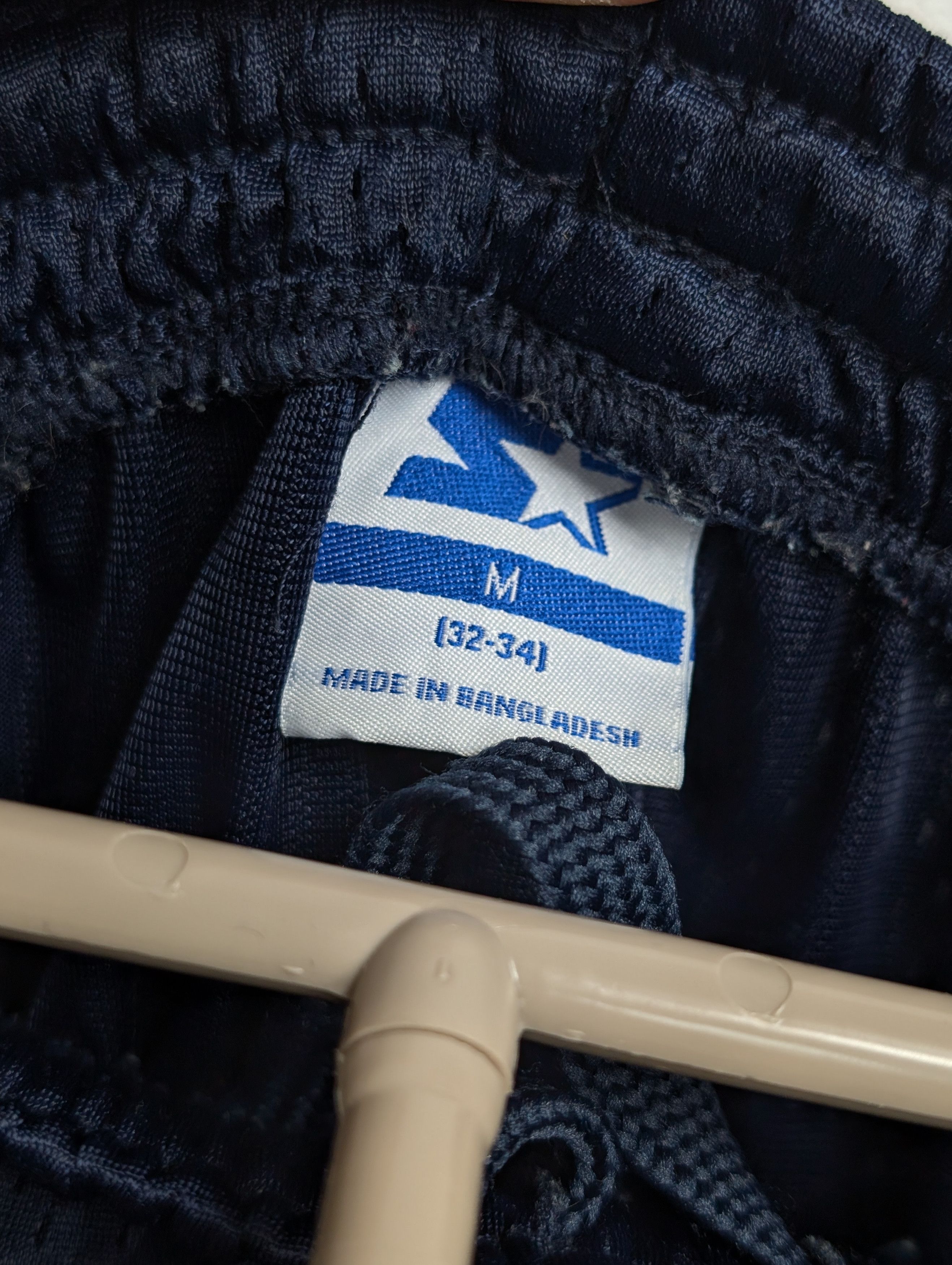 Starter × Vintage Starter Y2K Gym Shorts Navy Sportswear Retro Fit Size US 34 / EU 50 - 4 Thumbnail