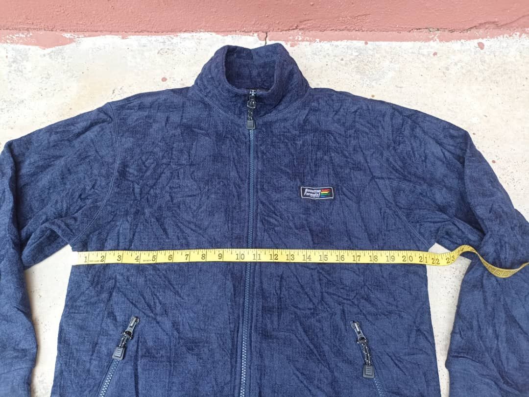 Benetton Benetton F1 fleece zipper Jacket Size US L / EU 52-54 / 3 - 13 Thumbnail