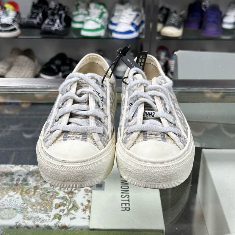 Dior Dior Monogram Embroidered Sneakers Size 35.5-2506 Size US 5.5 / IT 35.5 - 2 Thumbnail