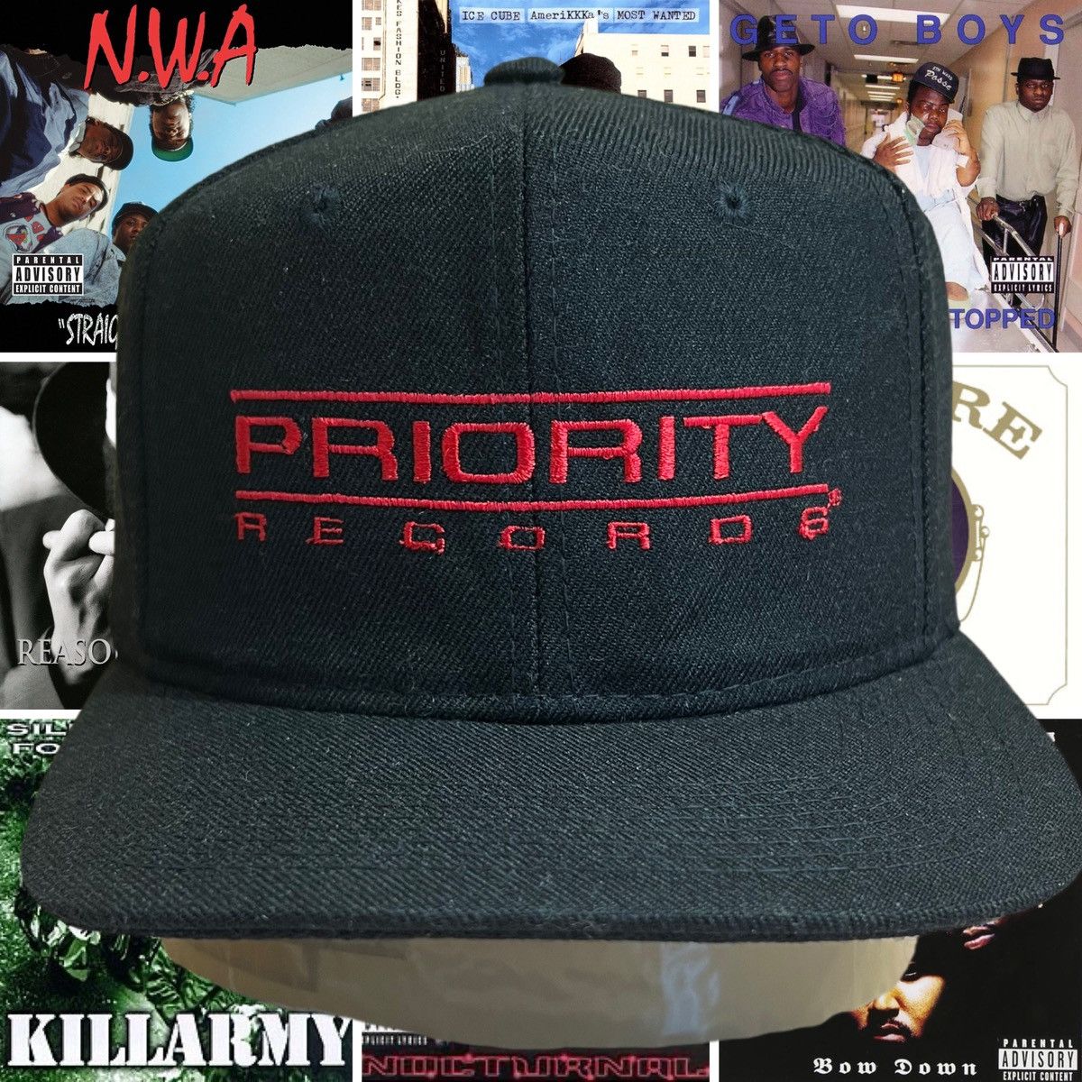 Vintage Priority Records Youngan Snapback Hat Vintage NWA Eazy E Size ONE SIZE - 1 Thumbnail