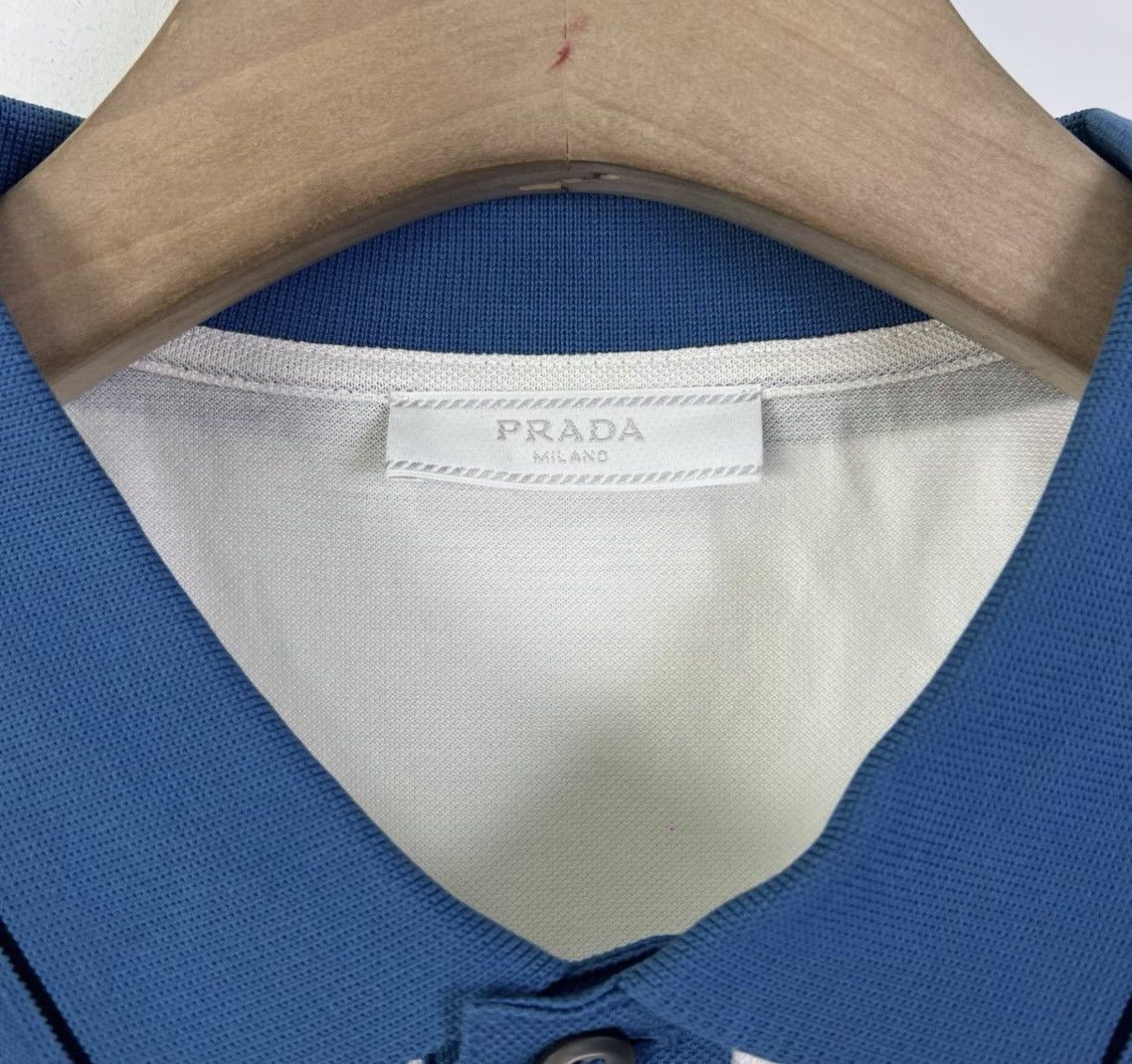 Prada Prada Lapel Triangle Logo Short Sleeve K12 Size US XXL / EU 58 / 5 - 3 Thumbnail