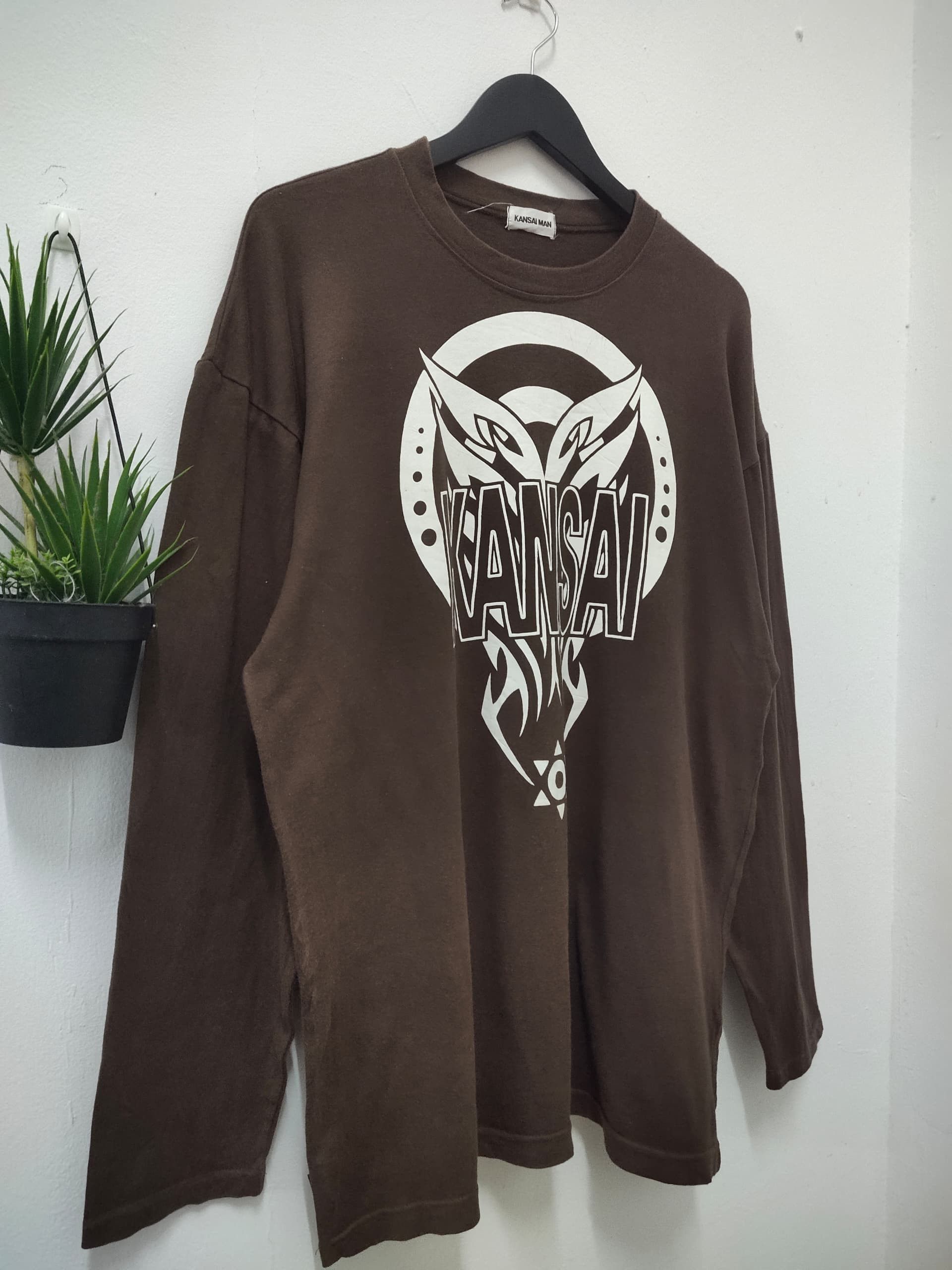 Japanese Brand Kansai Man Big logo graphic tee japanese brand Size US XL / EU 56 / 4 - 4 Thumbnail