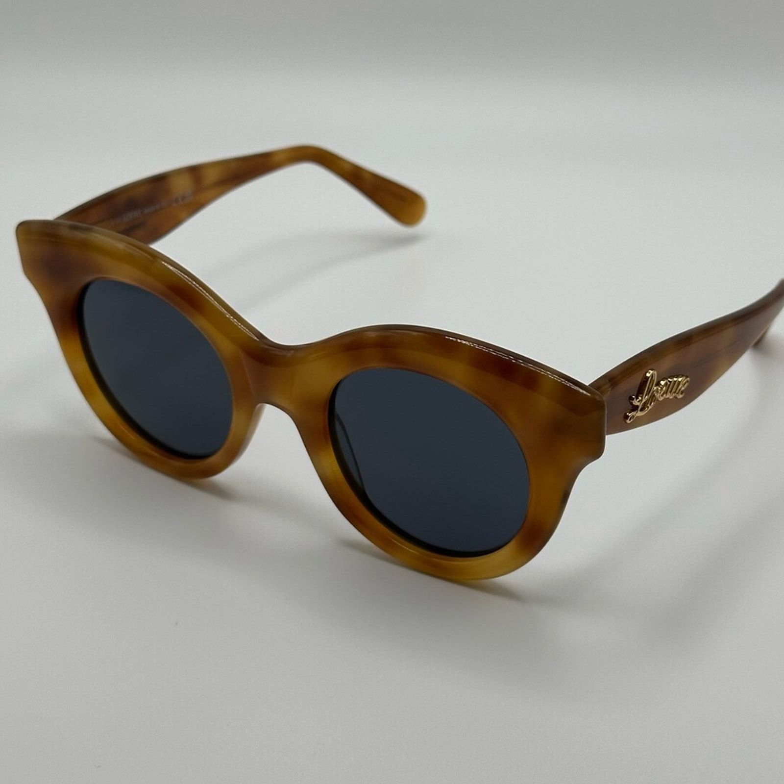 Loewe Loewe Curvy Sunglasses LW40126I 53V Havana Dark Blue Women Size ONE SIZE - 2 Thumbnail