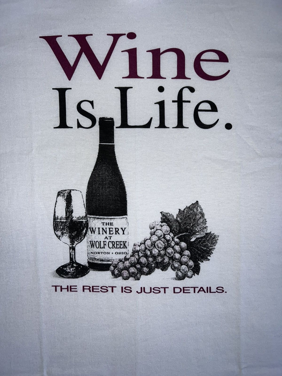 Vintage Vintage 90’s Winery T-Shirt Size US XL / EU 56 / 4 - 2 Thumbnail
