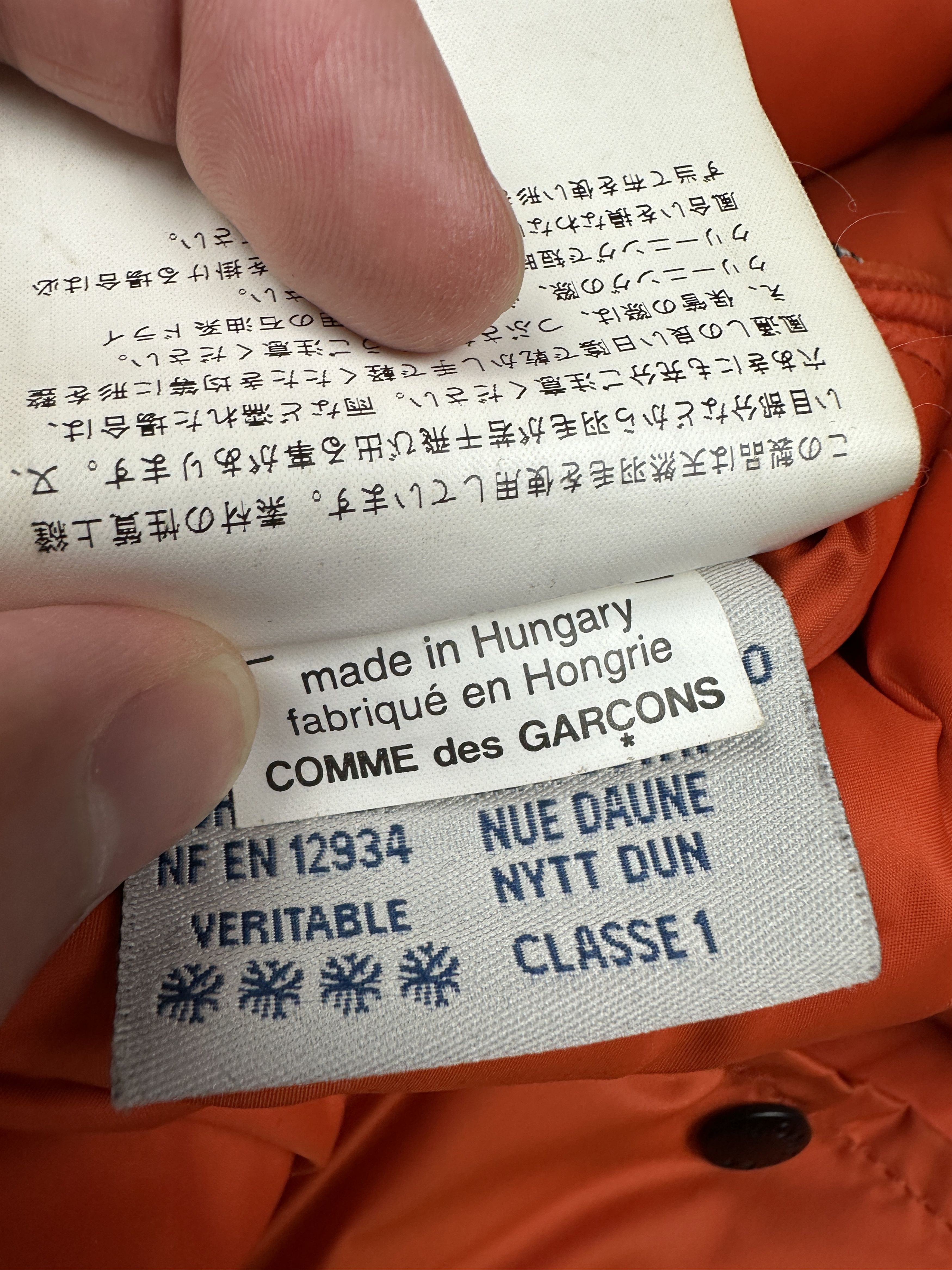Comme des Garcons 2005 Moncler x Junya Watanabe Down Houndstooth Jacket Size US S / EU 44-46 / 1 - 10 Thumbnail