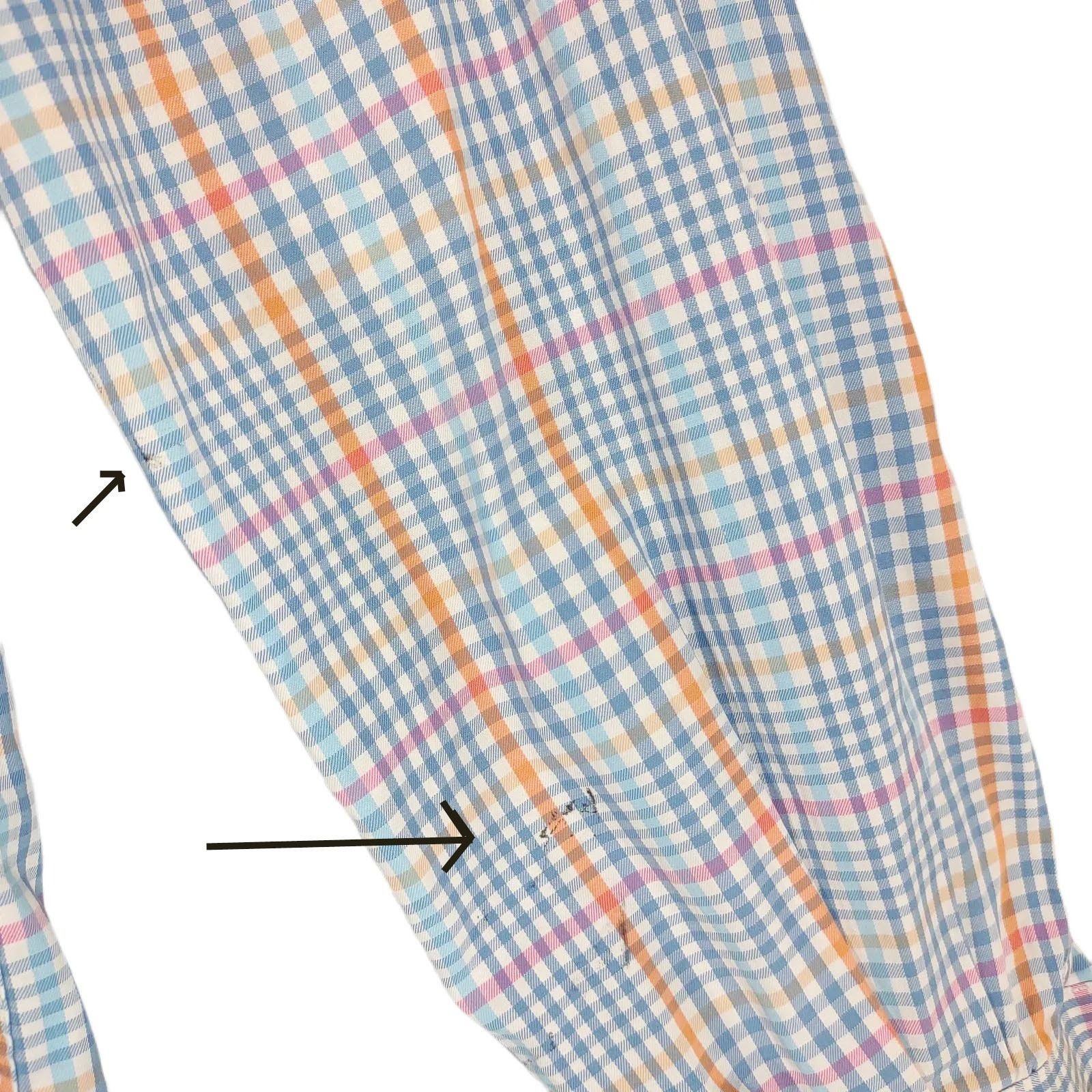 Peter Millar Peter Millar Blue Plaid Check Long Sleeve Button Down Shirt Size US L / EU 52-54 / 3 - 5 Thumbnail