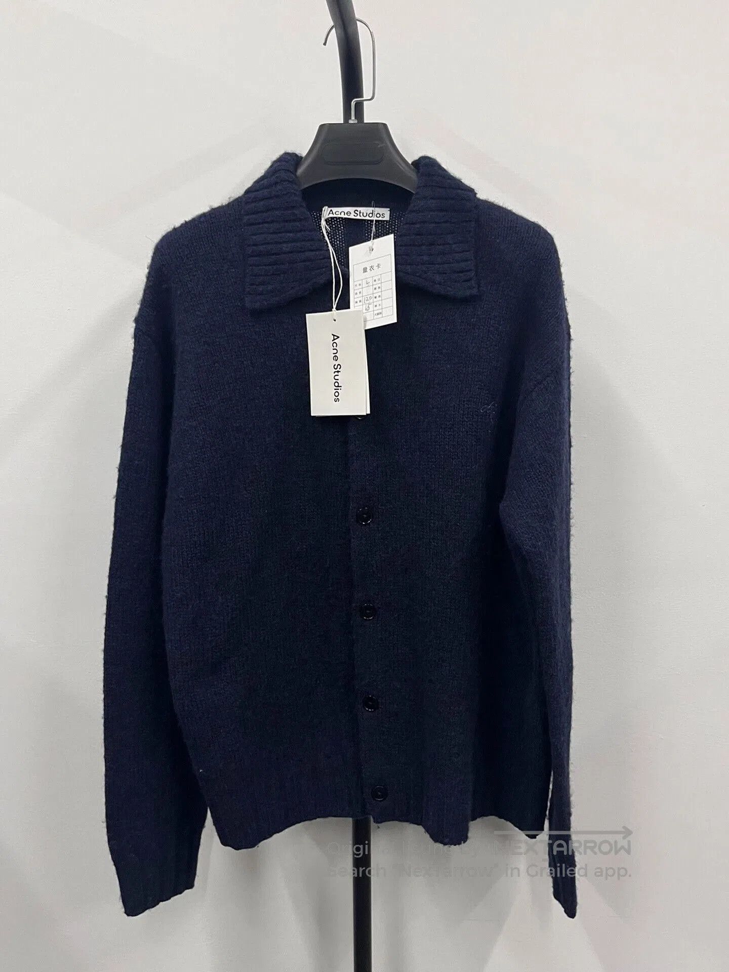 Acne Studios acne studios long sleeve sweater with embroidery. Size US L / EU 52-54 / 3 - 1 Thumbnail