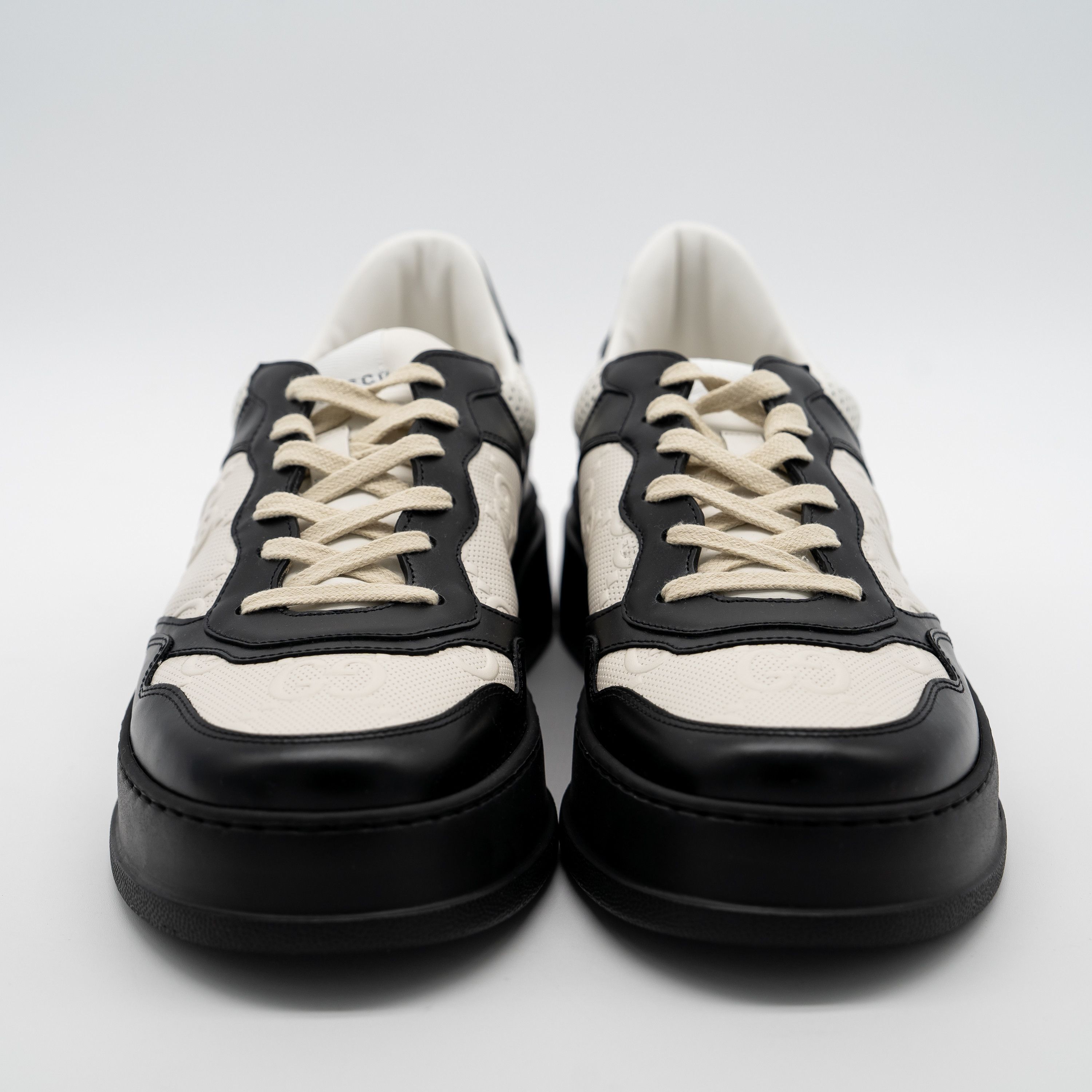 Gucci Size 12 G 12.5 US Gucci GG Chunky B Sneakers Black White GG Size US 12.5 / EU 45-46 - 2 Thumbnail