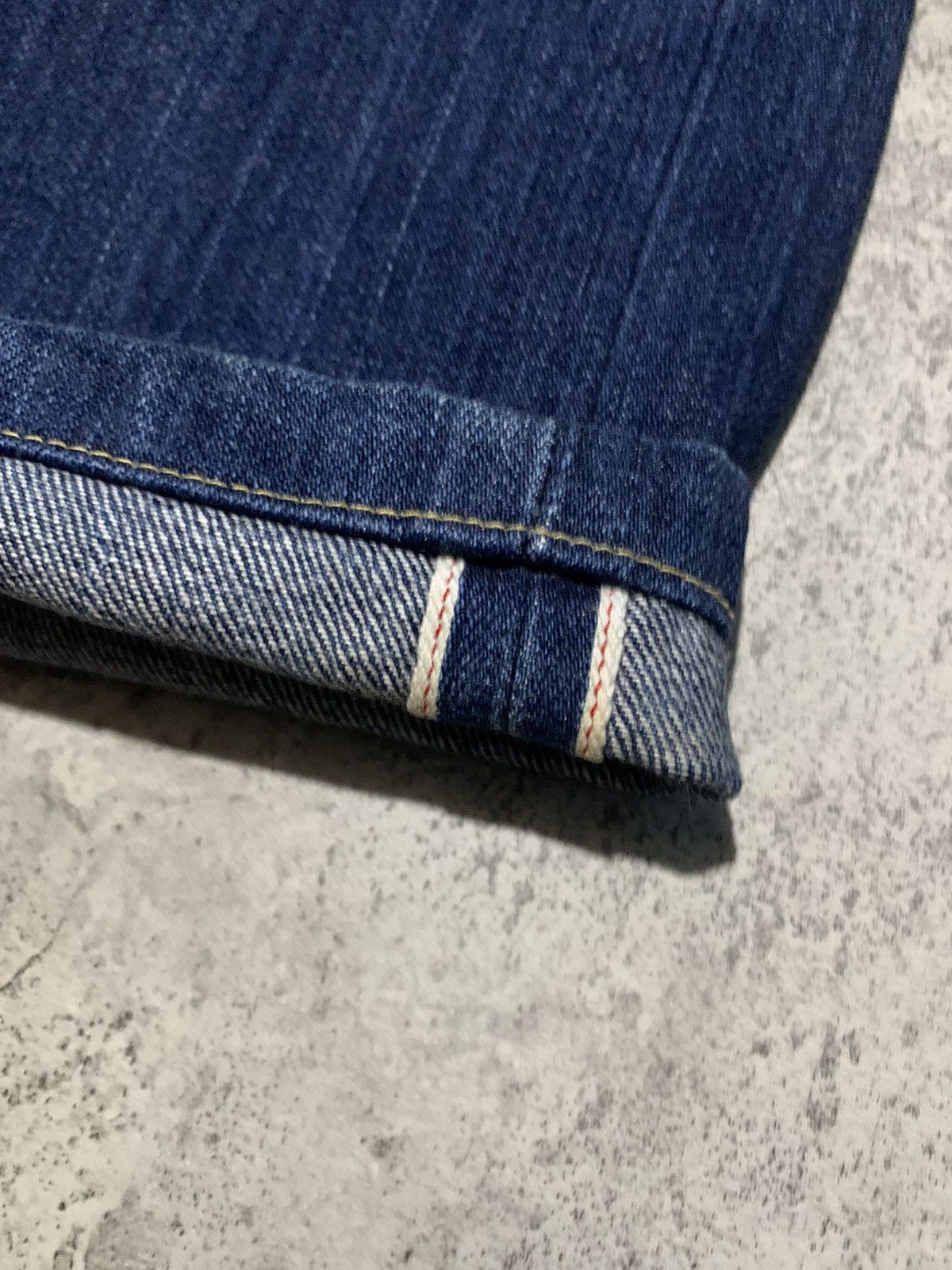 LIFUL MINIMAL GARMENTS S/S 2008 LIFUL slim straight redline selvedge jeans Size US 33 - 3 Thumbnail