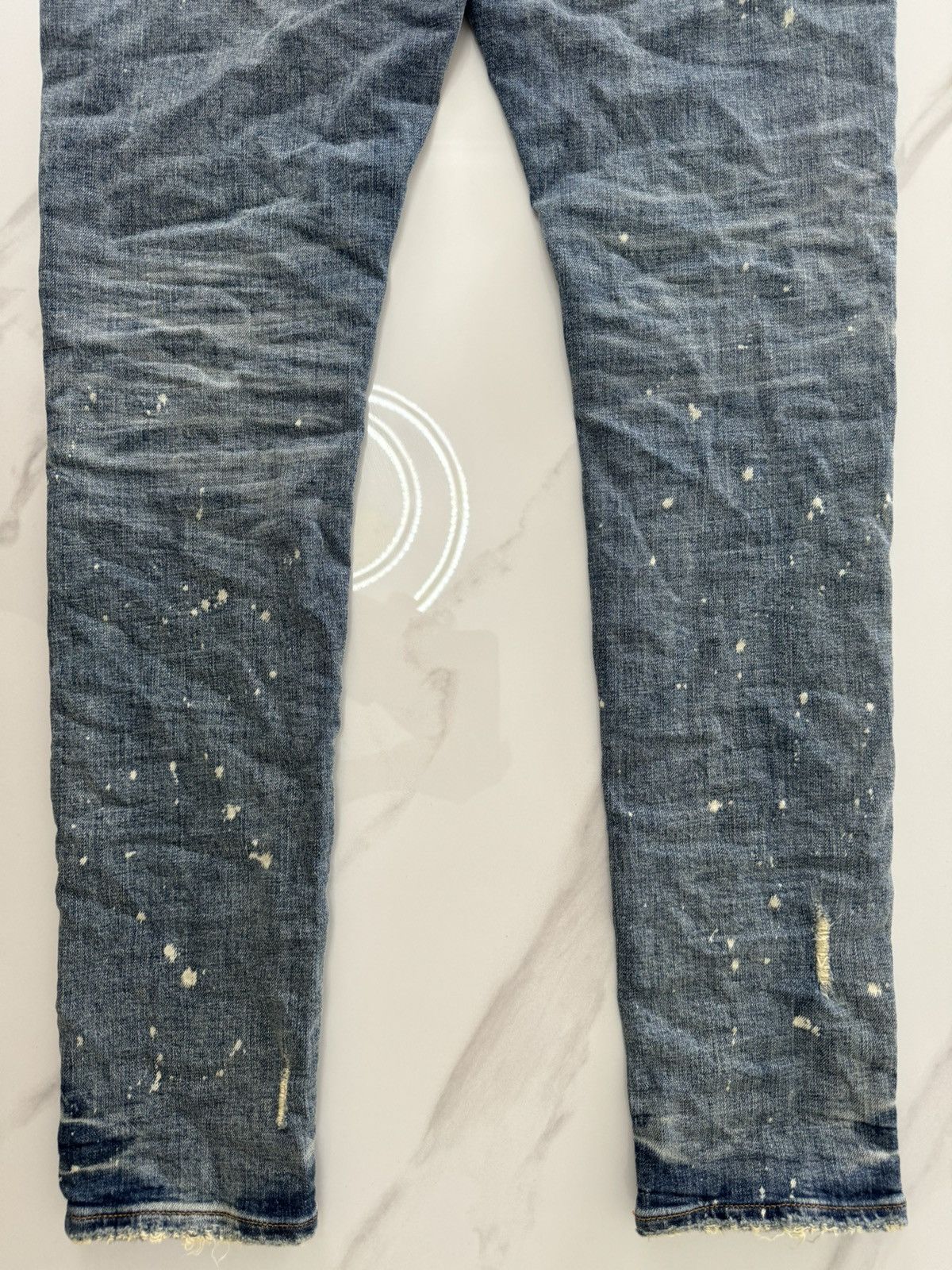 Purple P002 Vintage Spotted Indigo Size US 30 / EU 46 - 7 Thumbnail