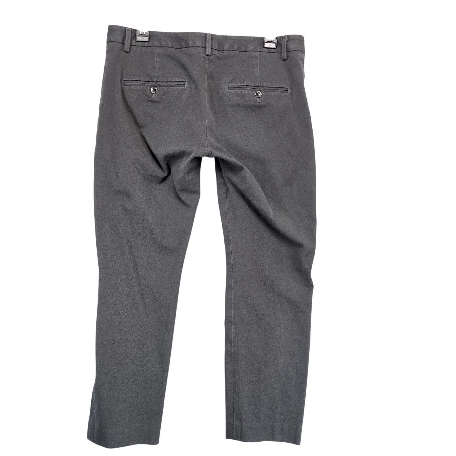 Gap Y2K Gap Slim Cropped Stretch Pants Women's 12 34x25" Black Size 34" / US 12 / IT 48 - 2 Thumbnail