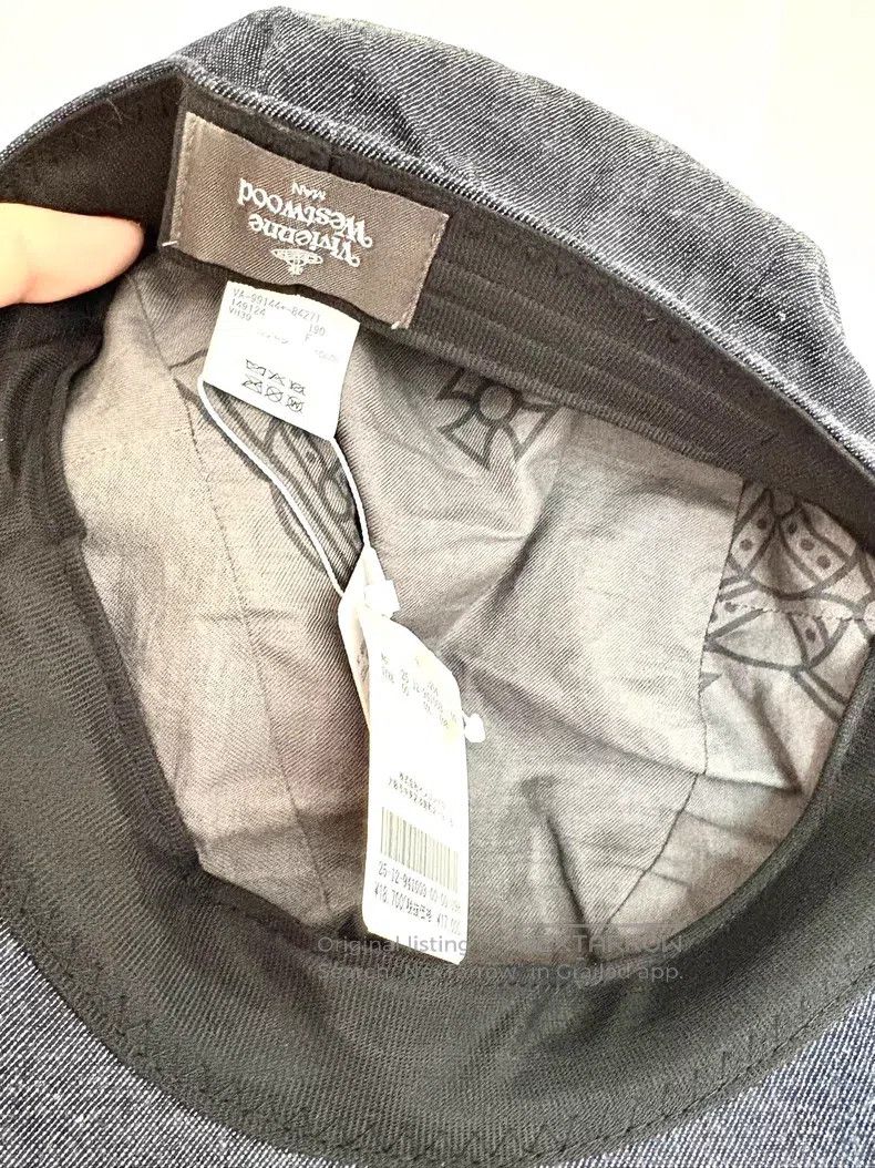 Vivienne Westwood Vivienne Westwood Vintage Irregular Linen Gray Blue Saturn Size ONE SIZE - 4 Thumbnail