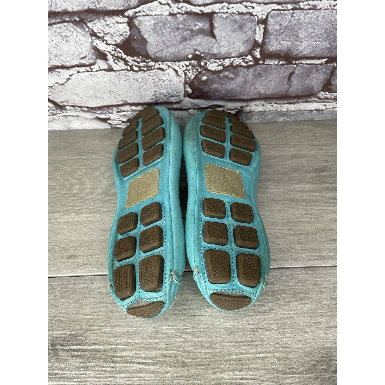 Peter Millar Peter Millar Blue Leather Snake Cap Toe Ballet Flats Shoes W Size US 6.5 / IT 36.5 - 8 Thumbnail