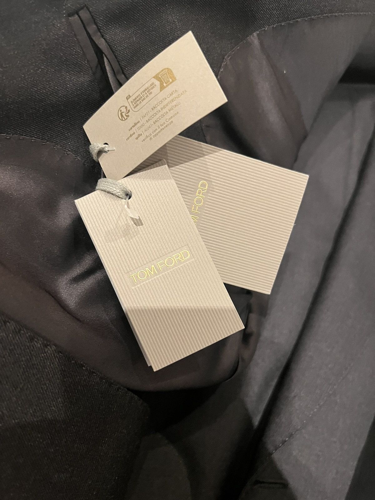 Tom Ford TOM FORD Shelton Suit dark Grey Size 54 100% wool 2 pieces Size 54R - 22 Thumbnail