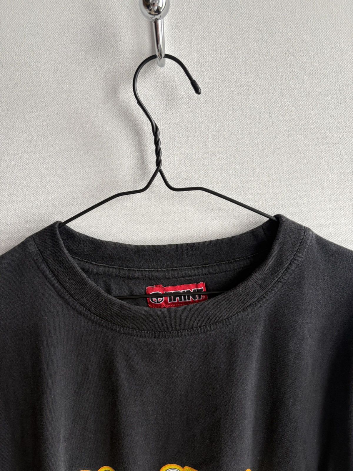 Other Vintage Bar Star Taint Faded Black T-shirt Streetwear Baggy Size US XL / EU 56 / 4 - 5 Thumbnail
