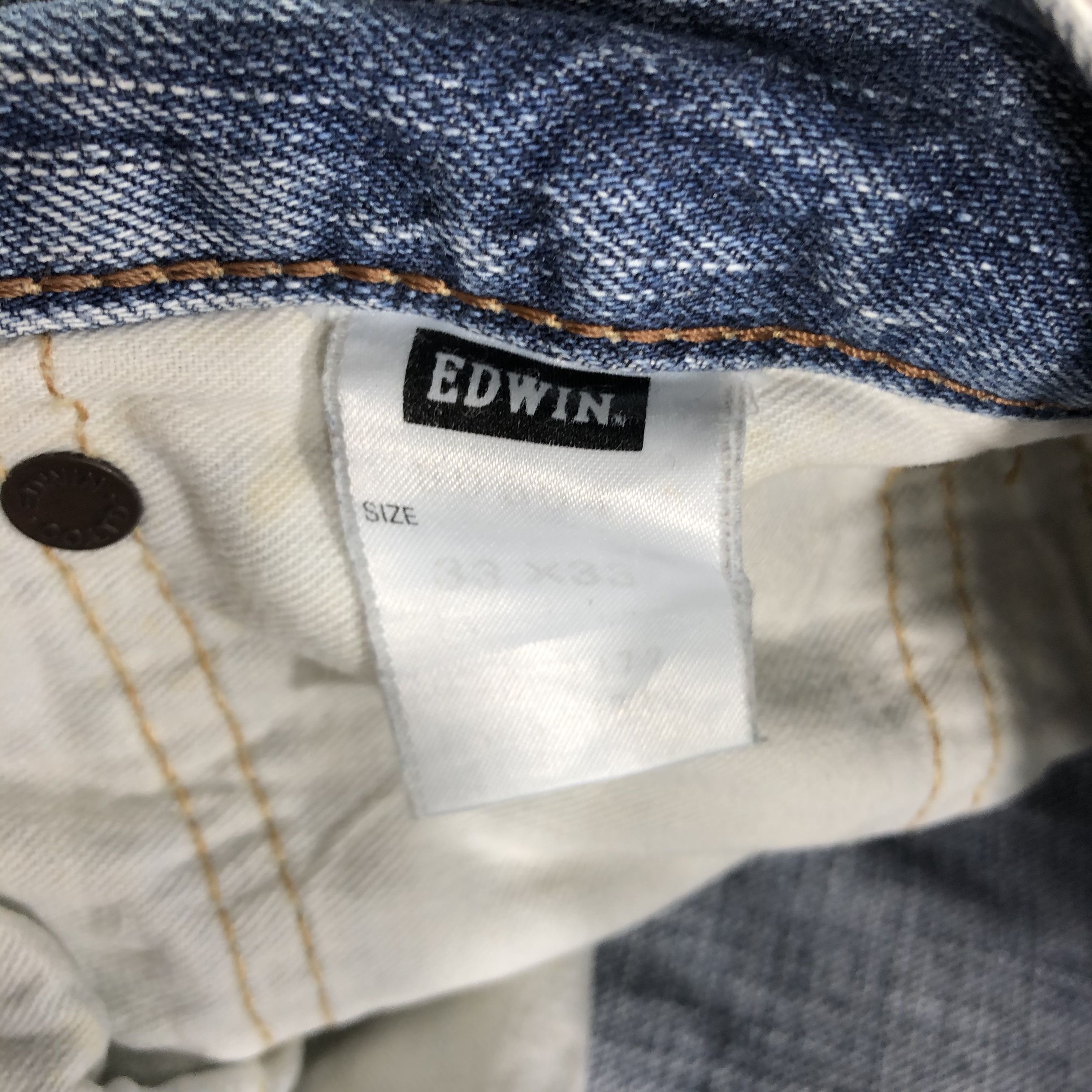 Edwin Vintage Blue Wash Edwin 505 Selvedge Jeans-JM3695 Size US 36 / EU 52 - 10 Thumbnail