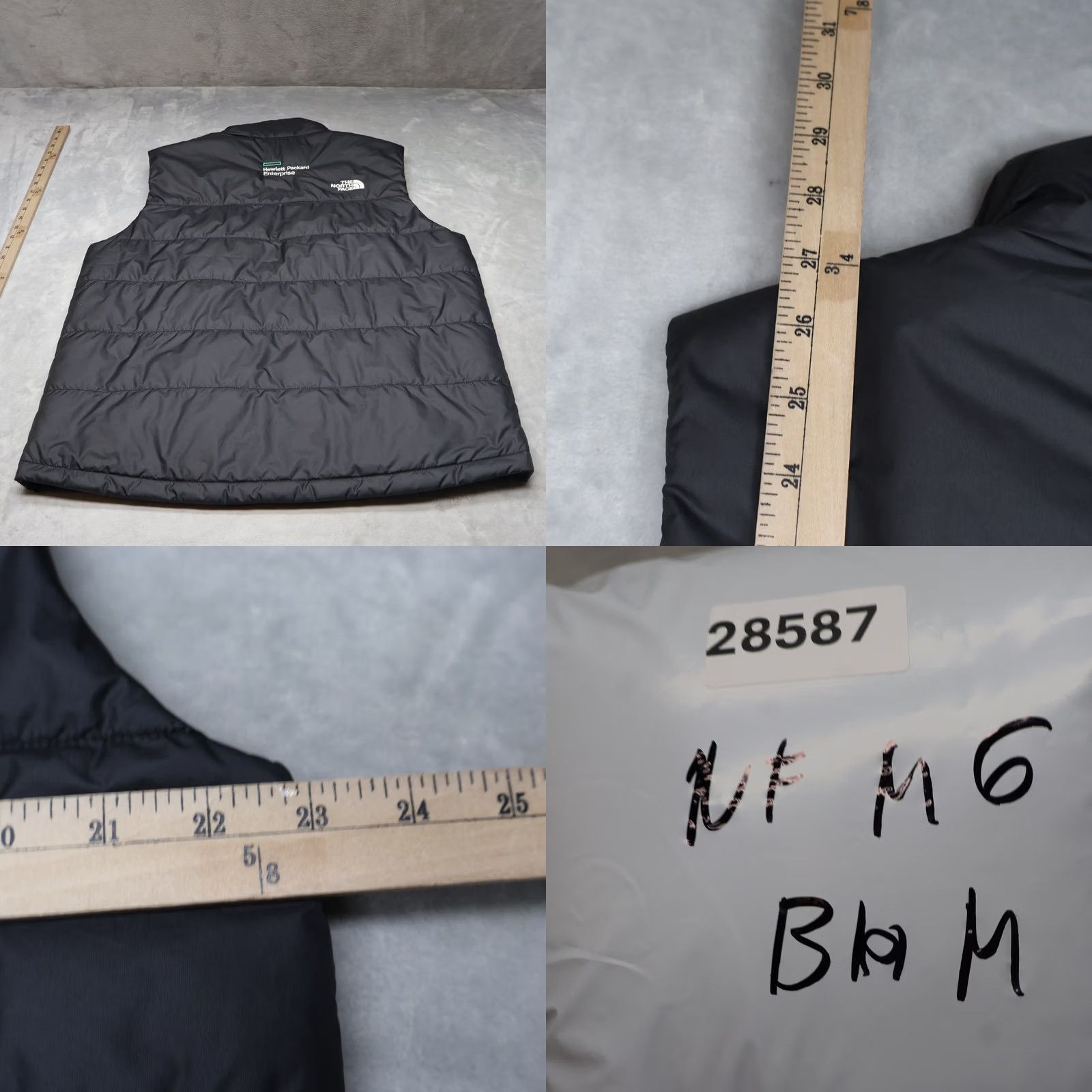 The North Face VINTAGE North Face Vest Mens Large Black Everyday Insulated Quilted Puffer Outdoor LOGO Size US L / EU 52-54 / 3 - 8 Thumbnail