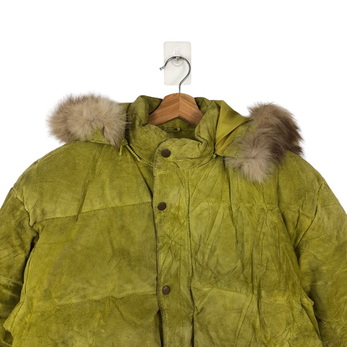Japanese Brand 🔥VINTAGE BOMBER JACKET UNKNOWN JAPAN MADE MINK FUR HOODIE Size US M / EU 48-50 / 2 - 2 Thumbnail