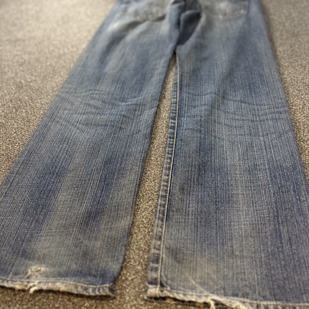 Japanese Brand Vintage Bobson Crackwash Distressed Faded Aging Denim Size US 31 - 11 Thumbnail