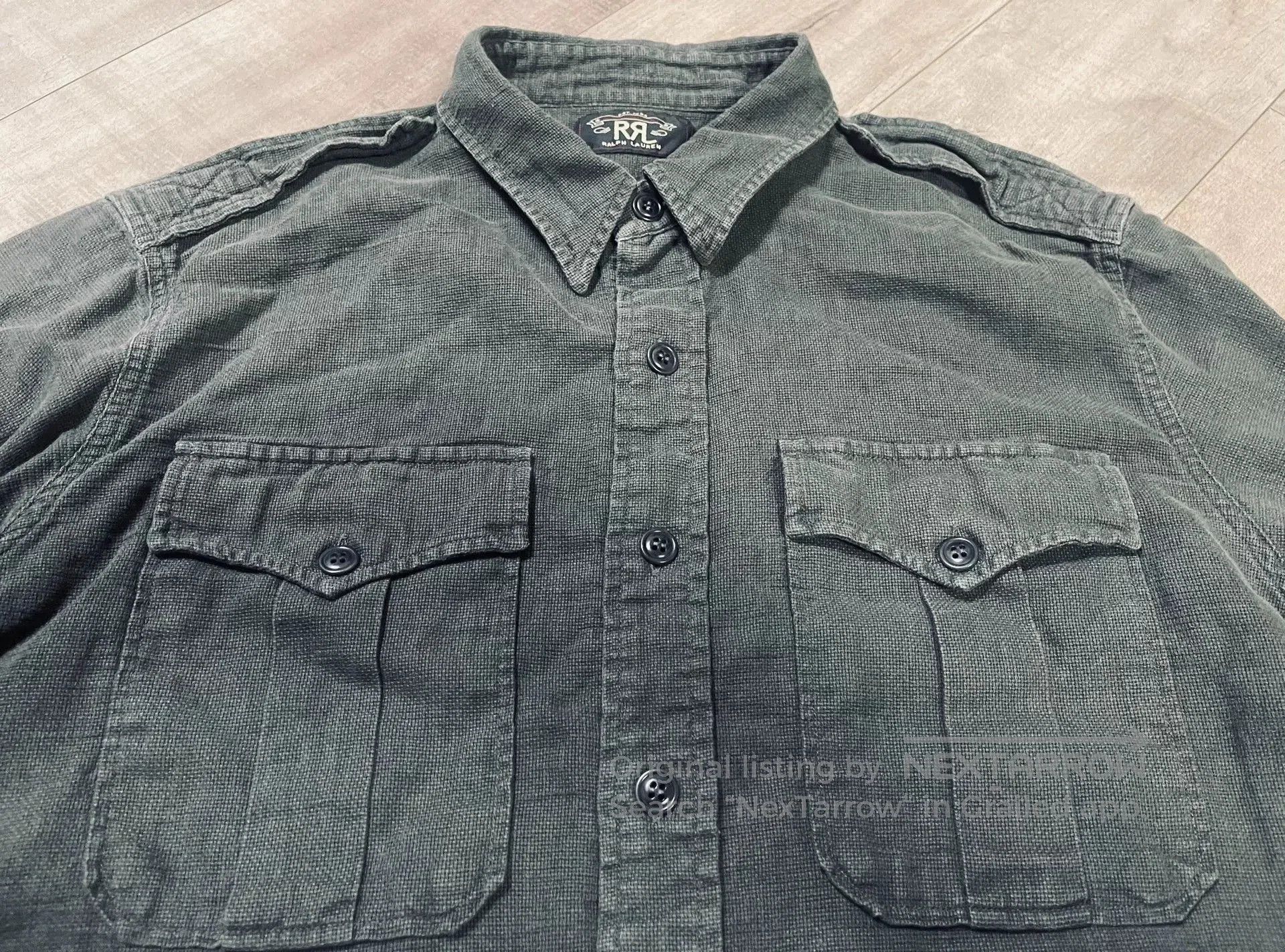 RRL Ralph Lauren RRL Limited Military Vintage Work Shirt. Size US L / EU 52-54 / 3 - 1 Thumbnail